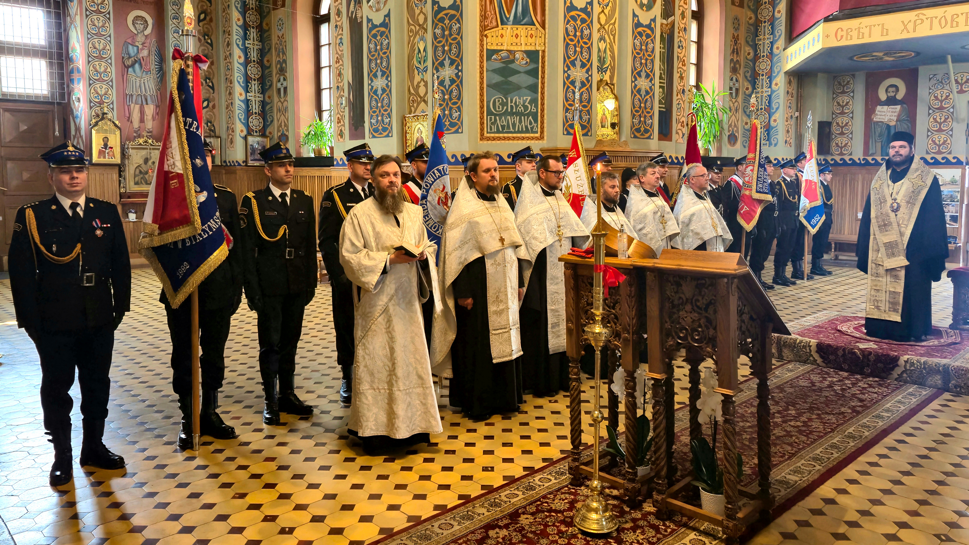 Fire Department Day in St. Nicholas Cathedral in Białystok
