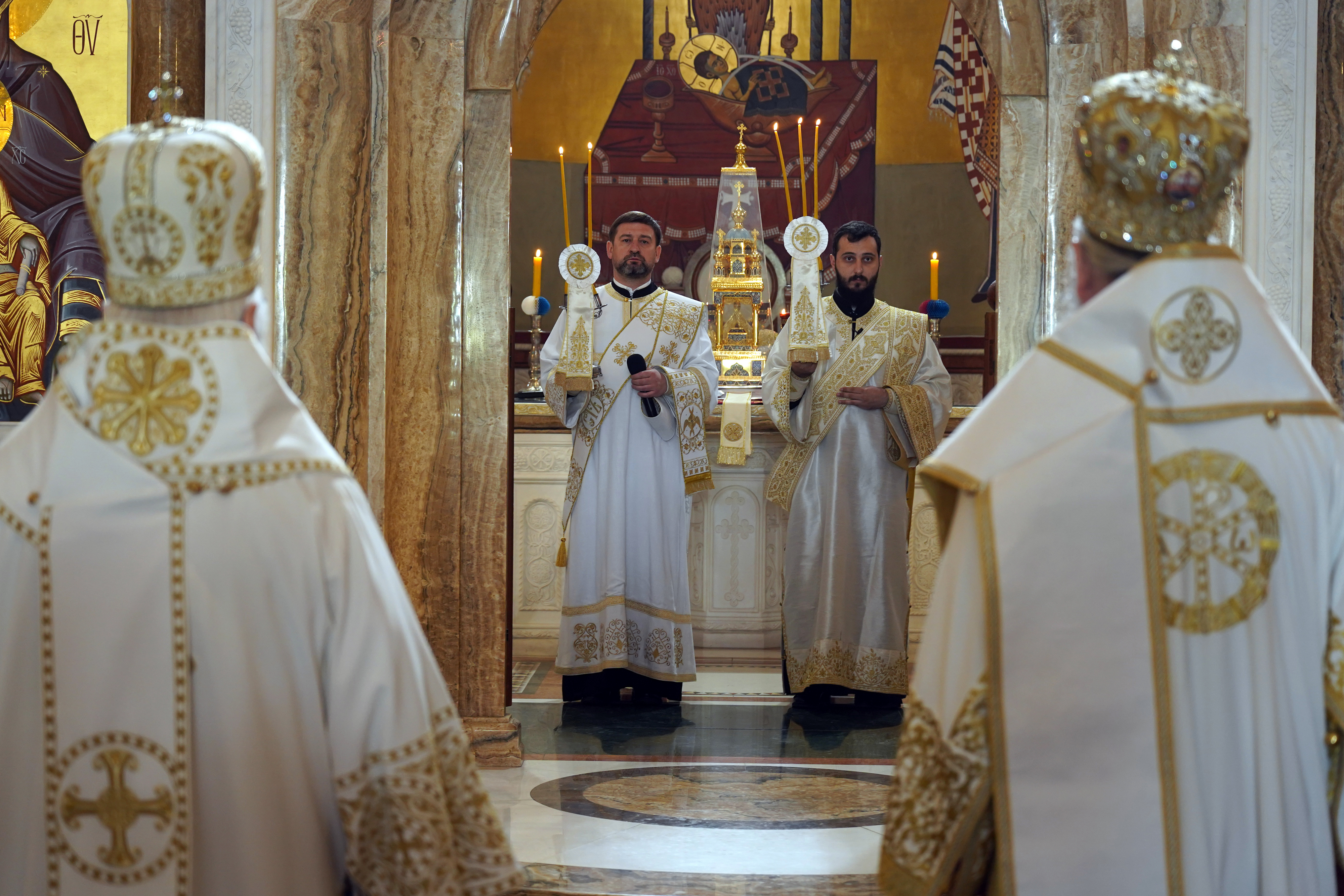 The Divine Liturgy in Ressurection Cathedral in Podgorica