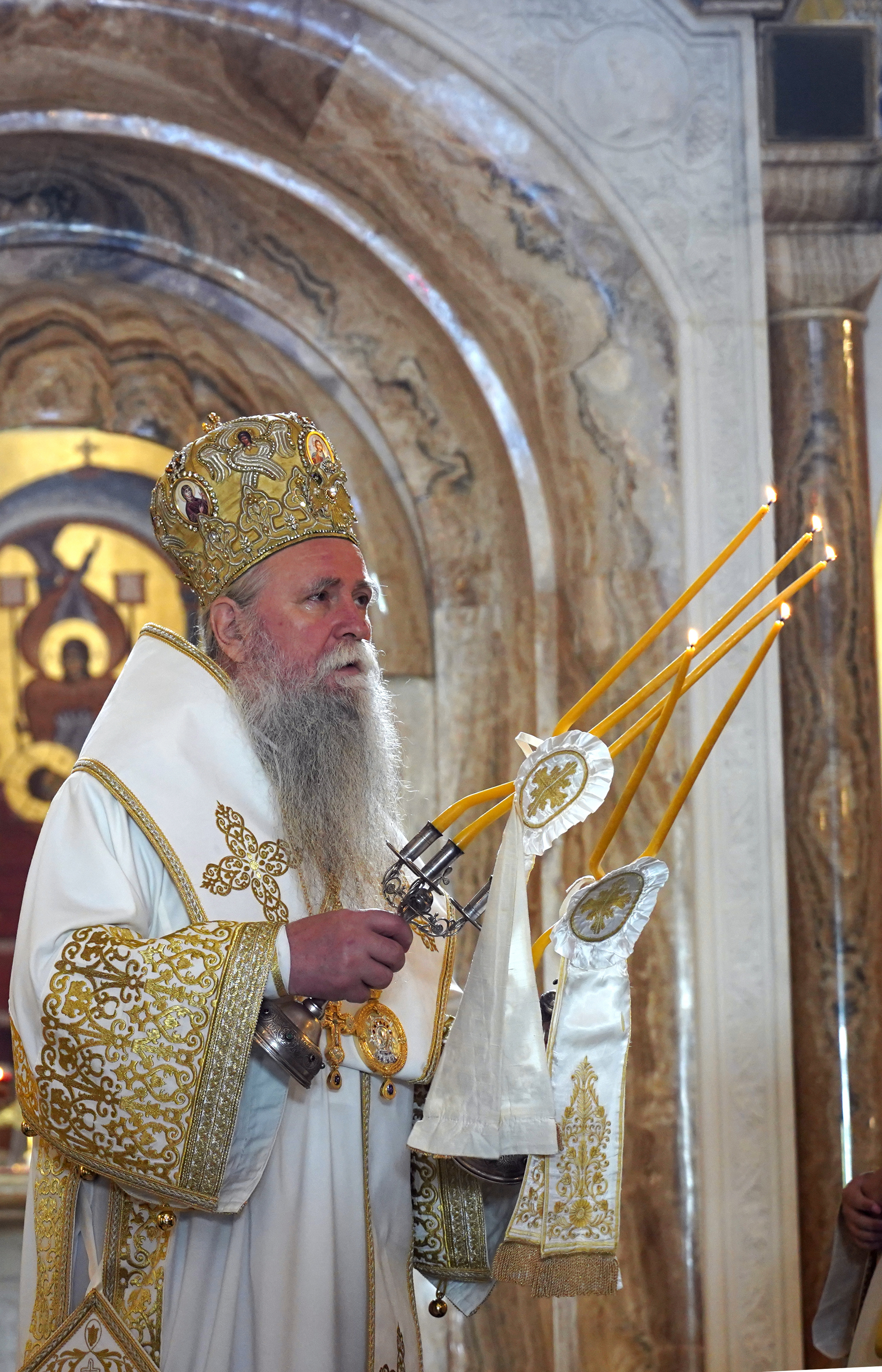 The Divine Liturgy in Ressurection Cathedral in Podgorica