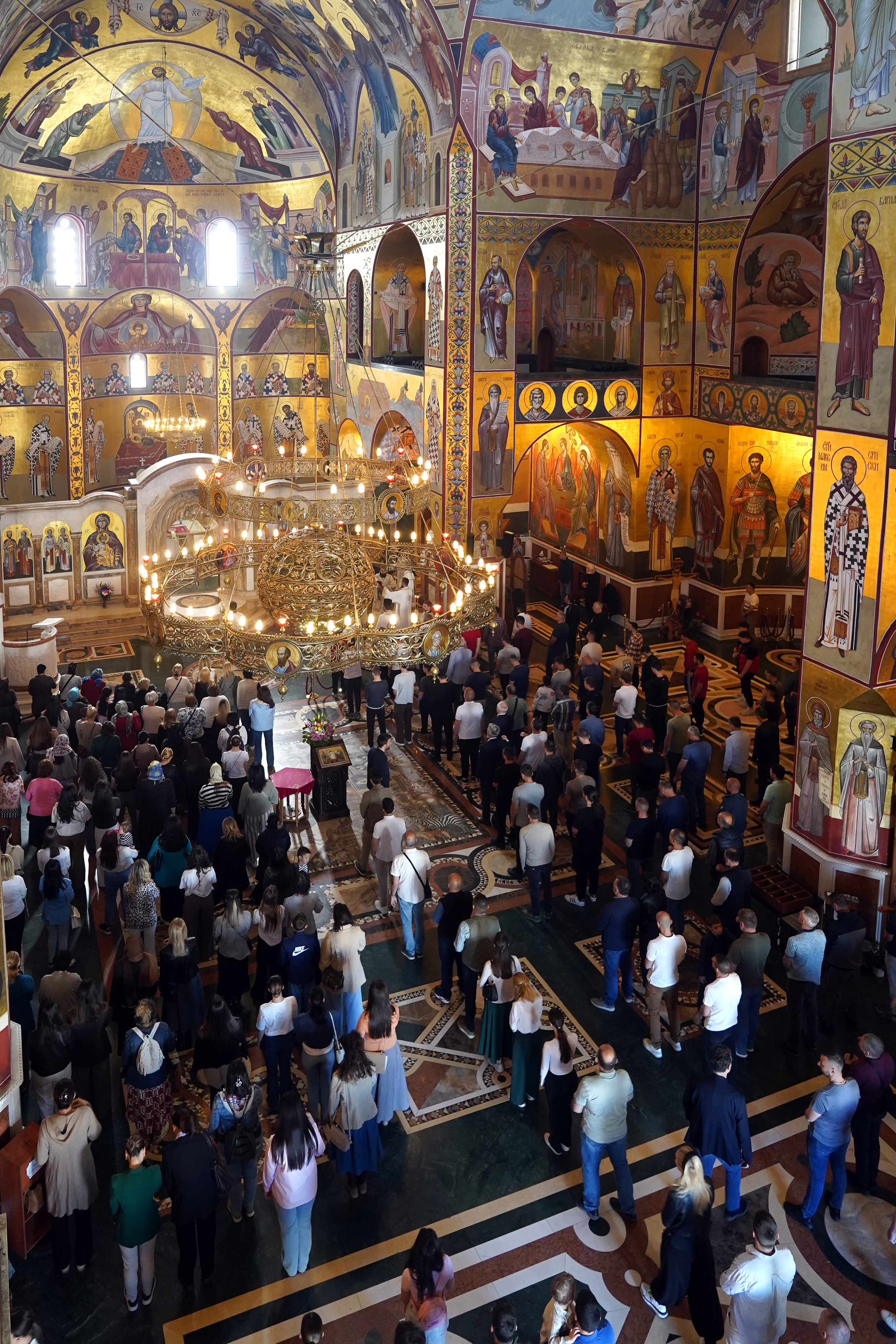 The Divine Liturgy in Ressurection Cathedral in Podgorica