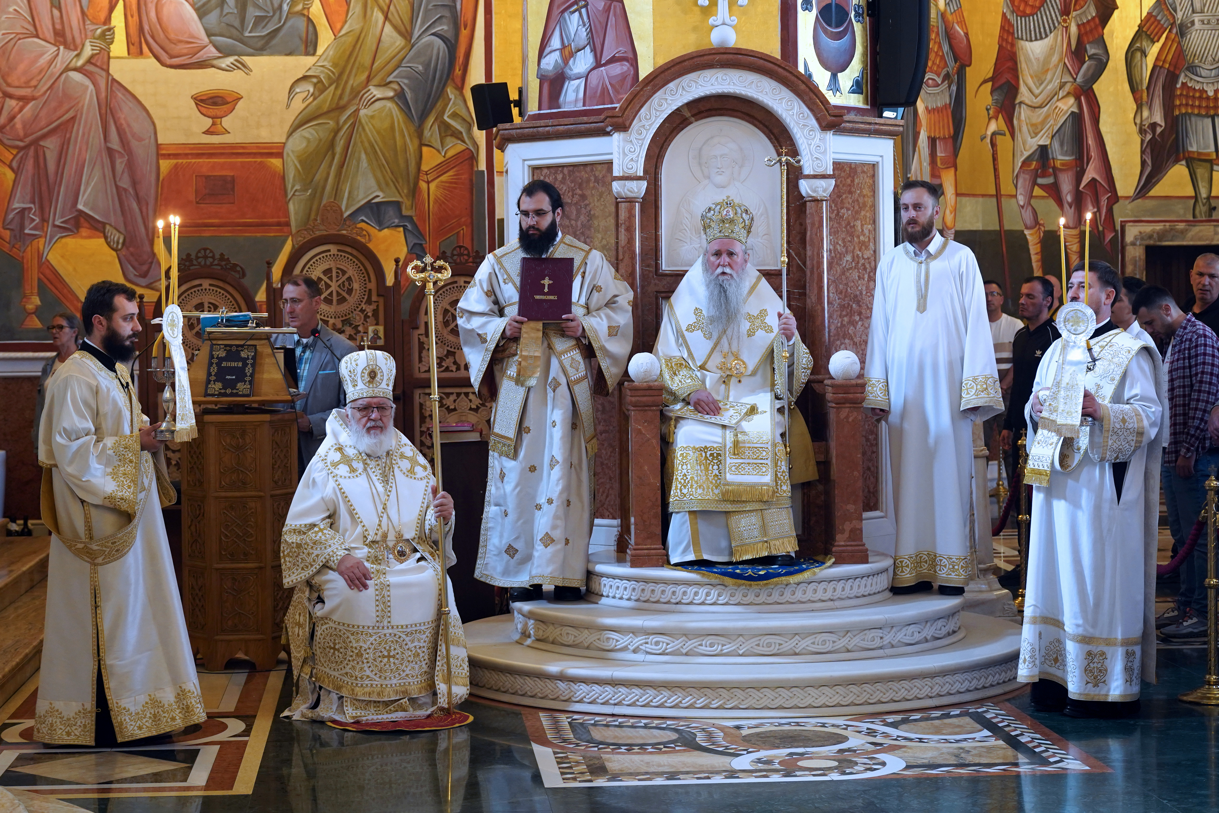 The Divine Liturgy in Ressurection Cathedral in Podgorica