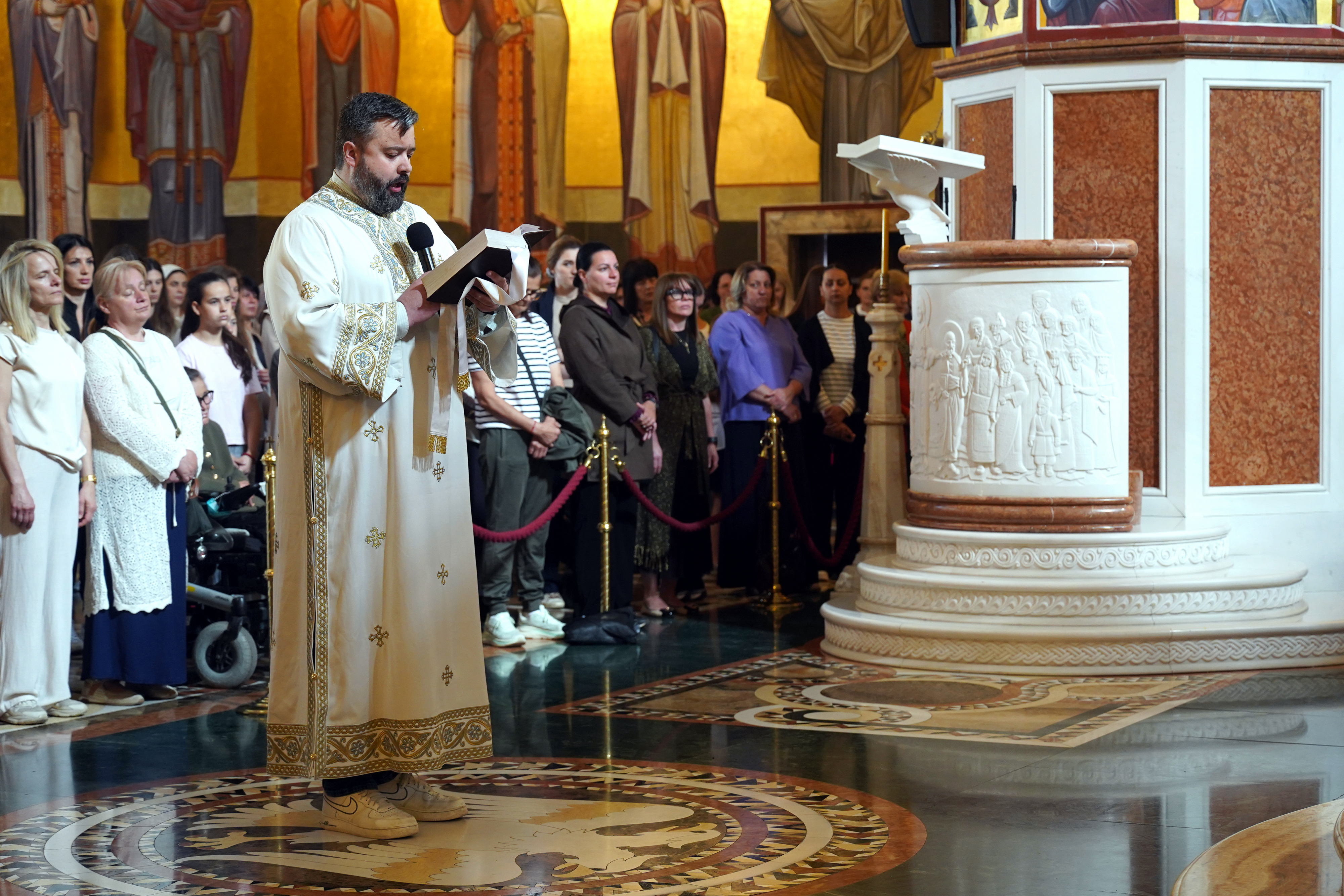 The Divine Liturgy in Ressurection Cathedral in Podgorica