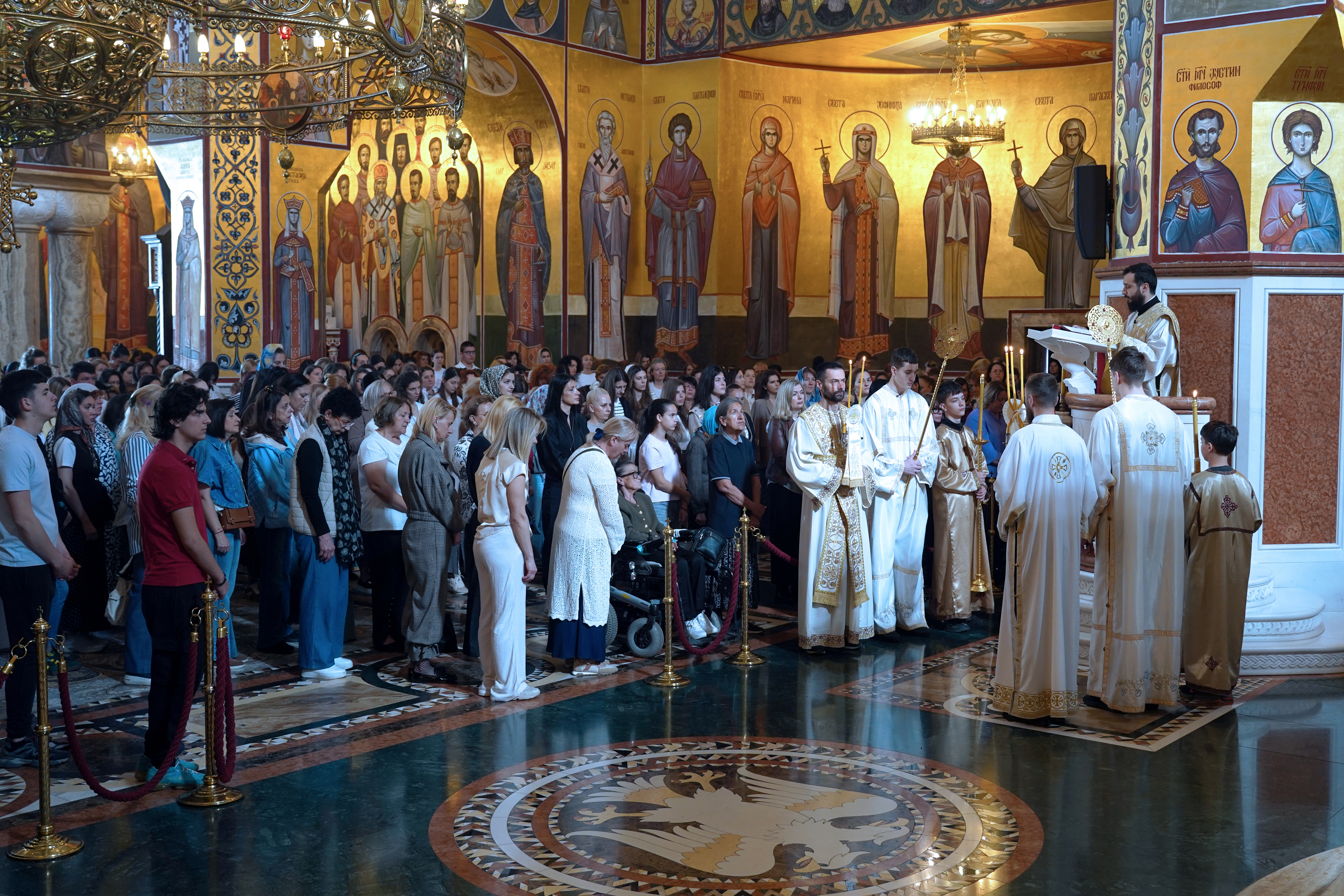 The Divine Liturgy in Ressurection Cathedral in Podgorica