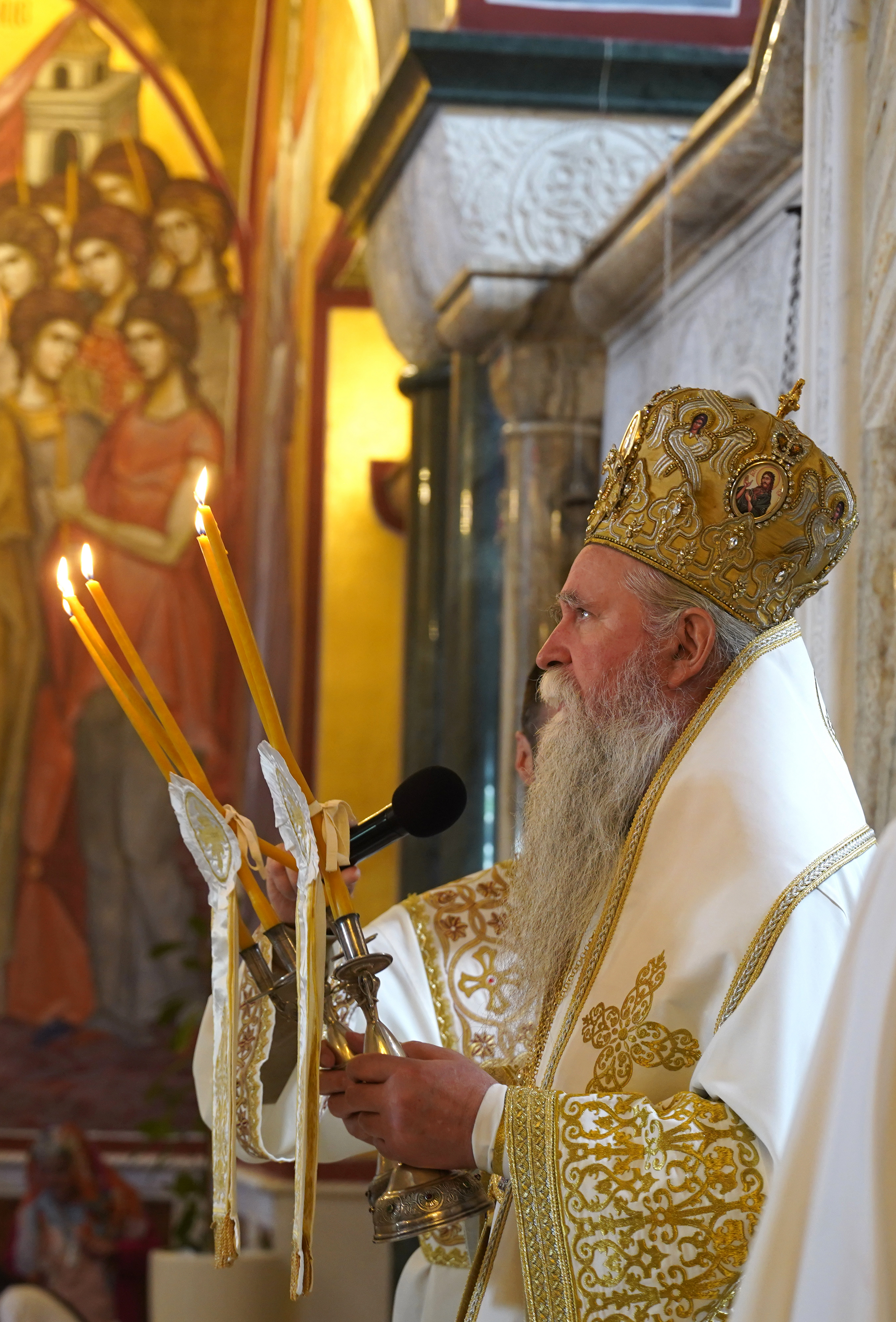 The Divine Liturgy in Ressurection Cathedral in Podgoric
