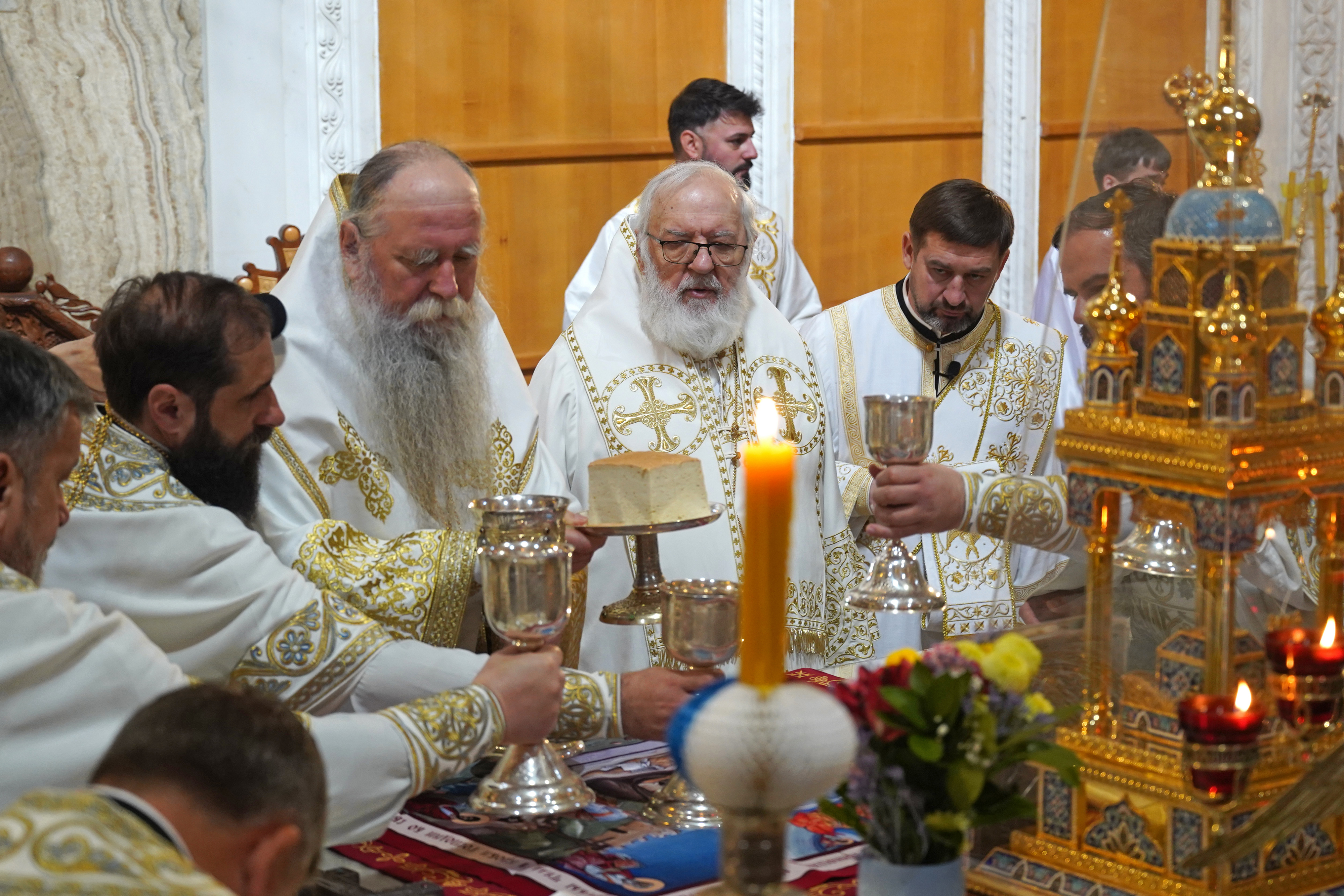 The Divine Liturgy in Ressurection Cathedral in Podgoric