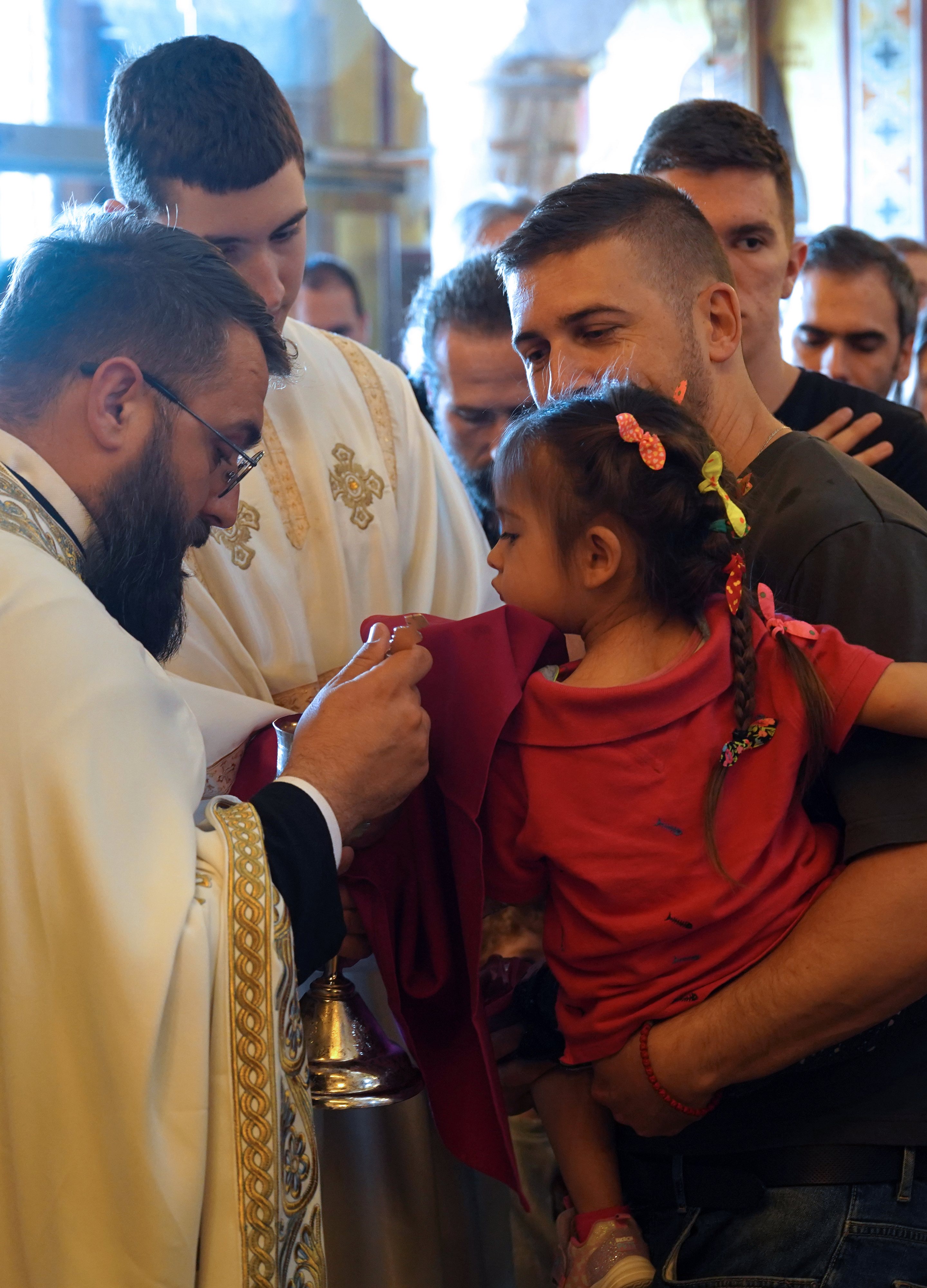 The Divine Liturgy in Ressurection Cathedral in Podgoric