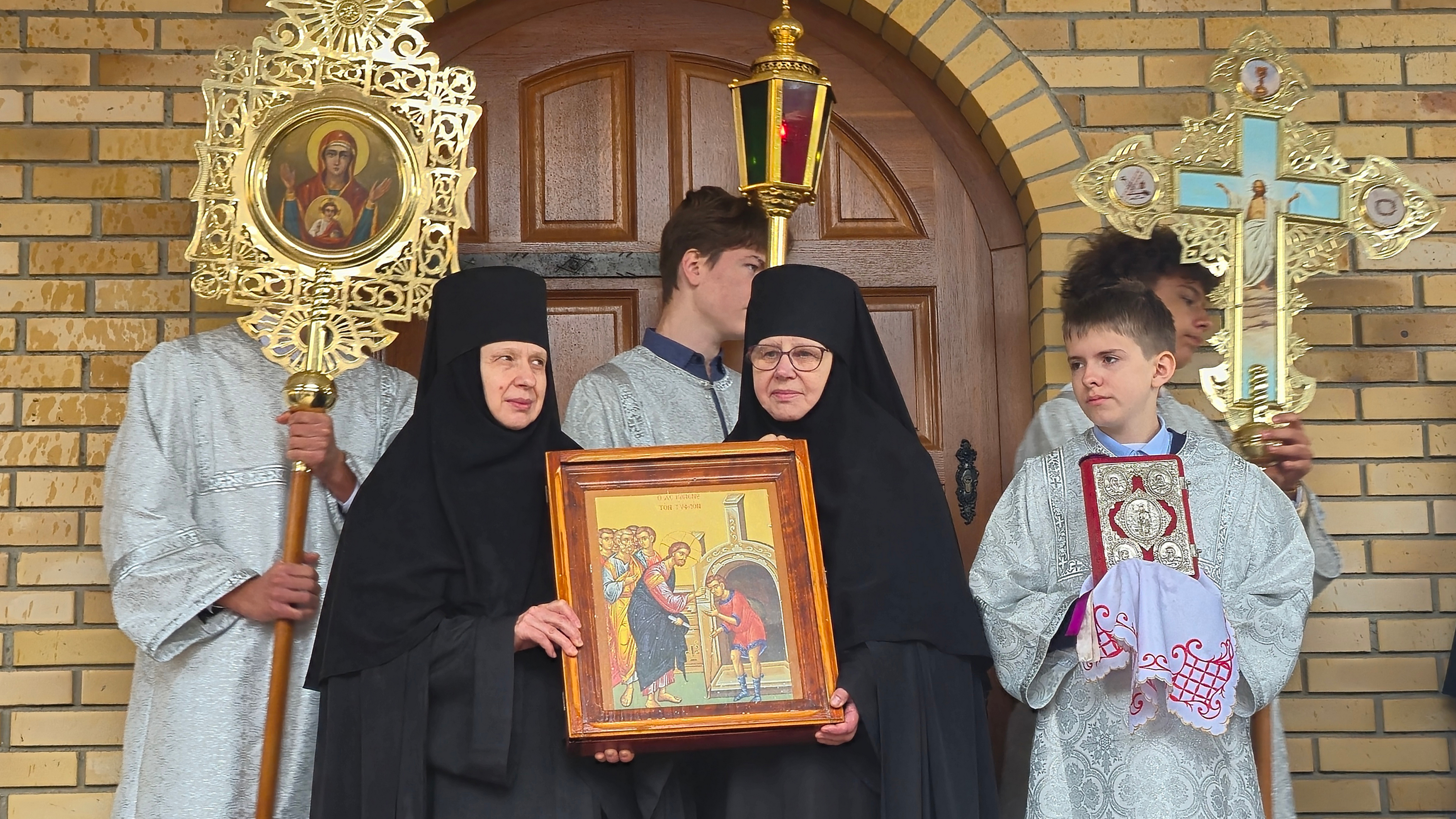 The blind man Sunday in Zwierki Convent