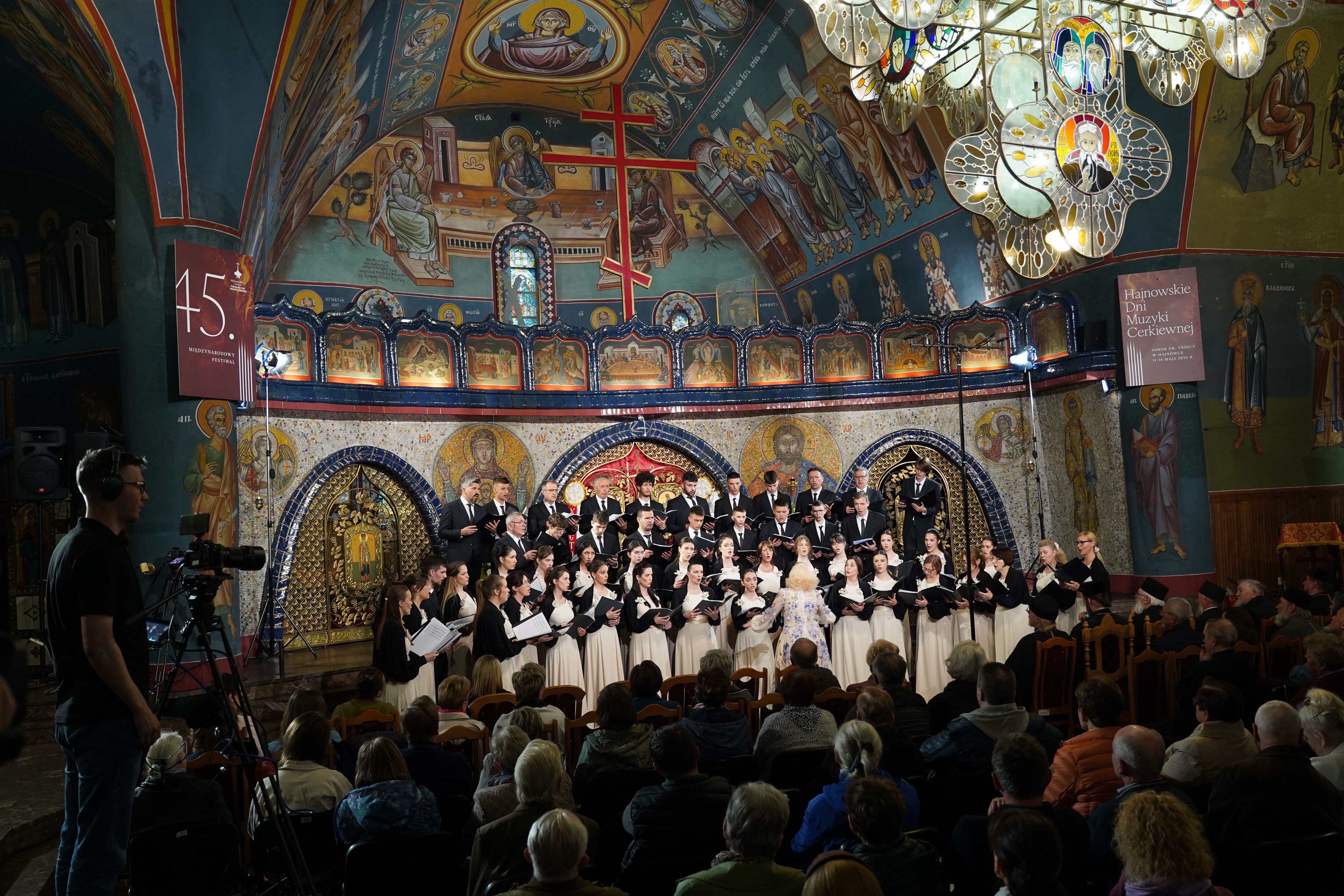 St. Mark Choir of Ressurection Cathedral in Podgorica at 45. Hajnówka Church Music Festival 