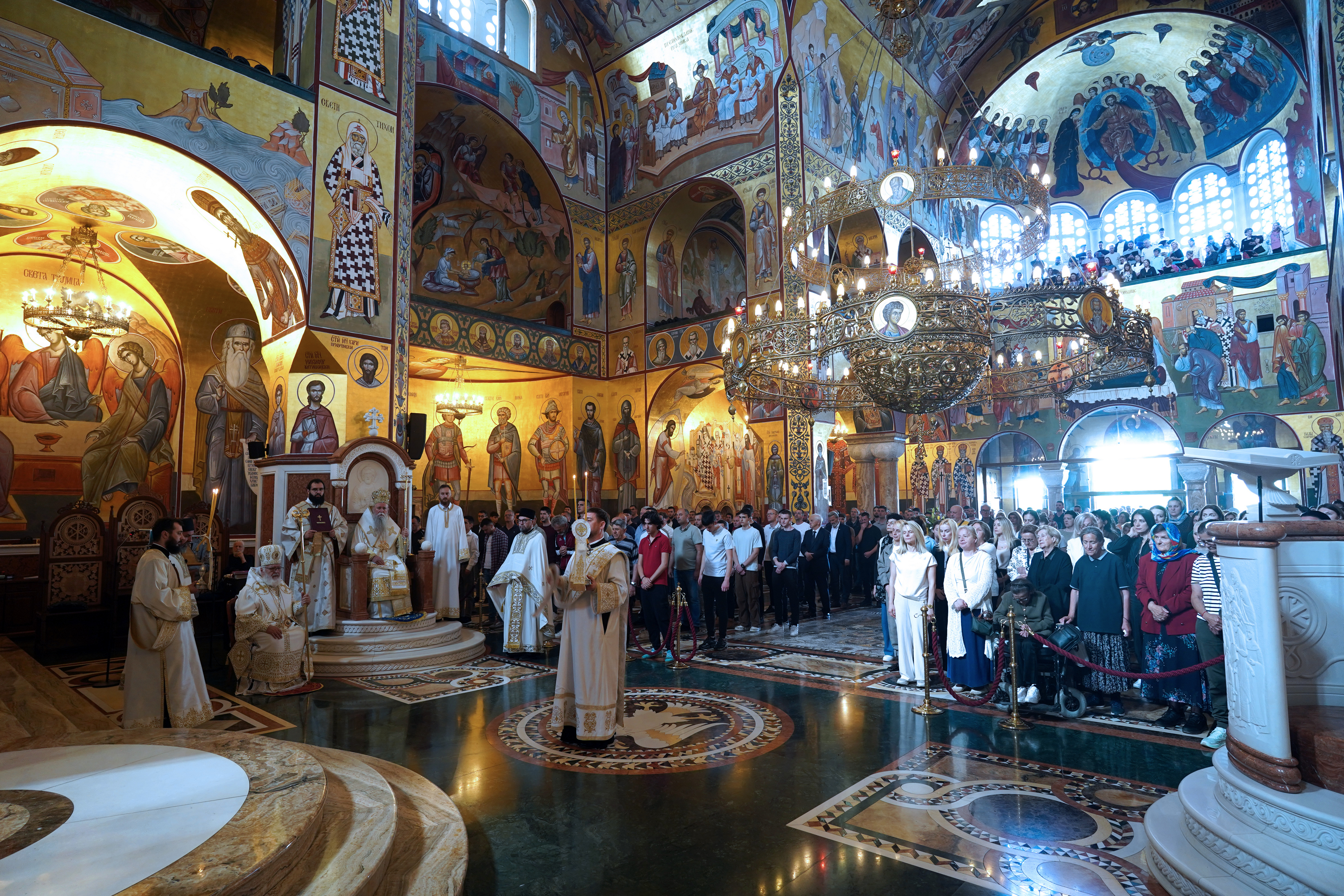 The Divine Liturgy in Ressurection Cathedral in Podgorica