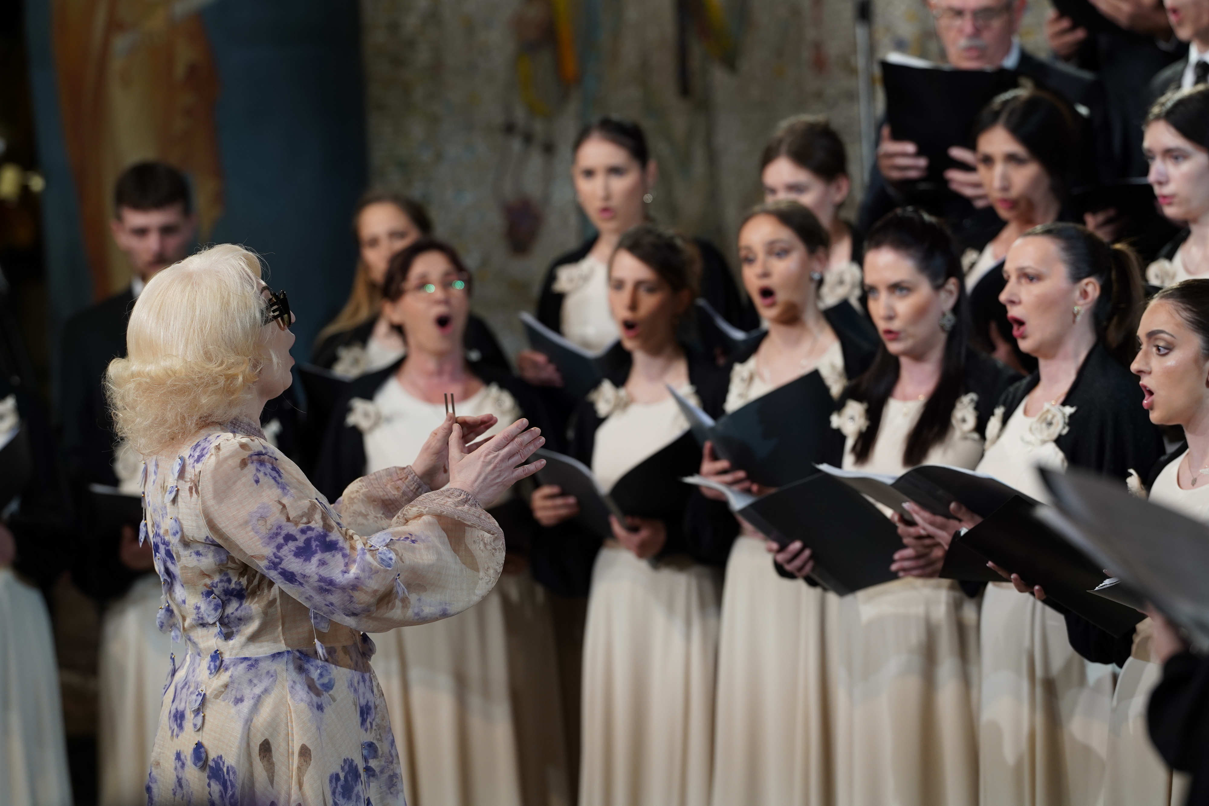 St. Mark Choir of Ressurection Cathedral in Podgorica at 45. Hajnówka Church Music Festival 