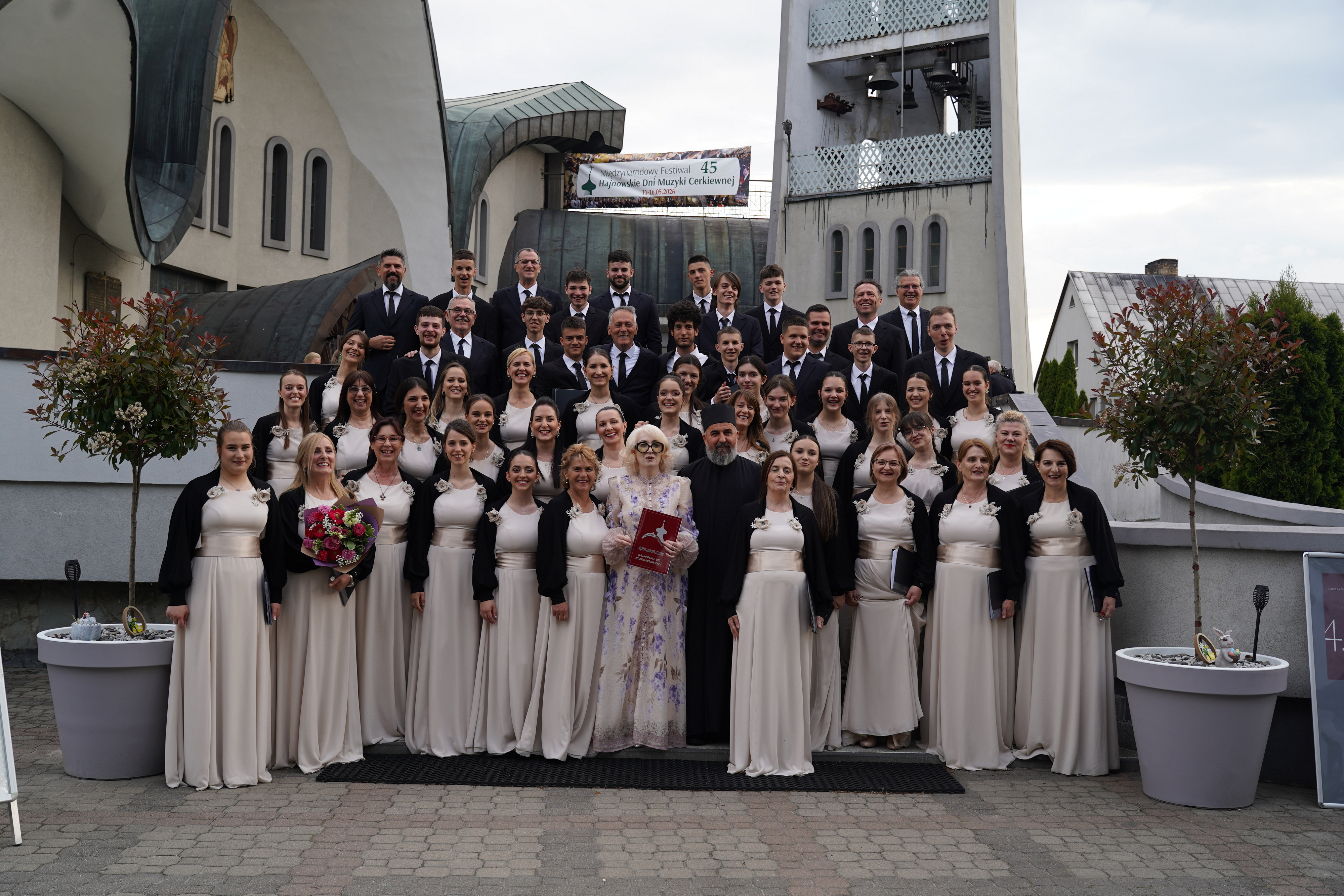 St. Mark Choir of Ressurection Cathedral in Podgorica at 45. Hajnówka Church Music Festival 