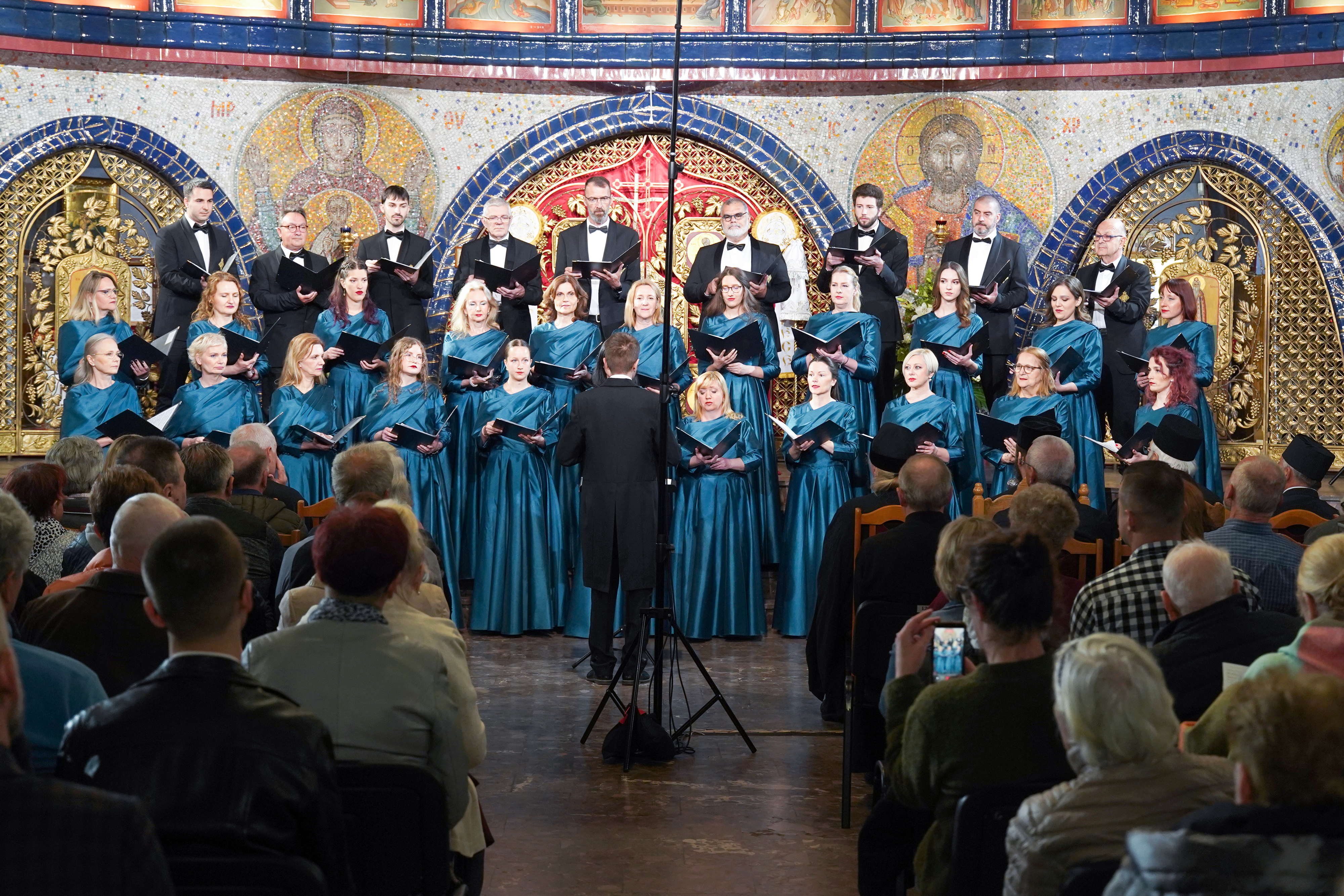 Choir of the 1st Belgrade Singing Society from Belgrade at 45 Festival of Orthodox Church Music