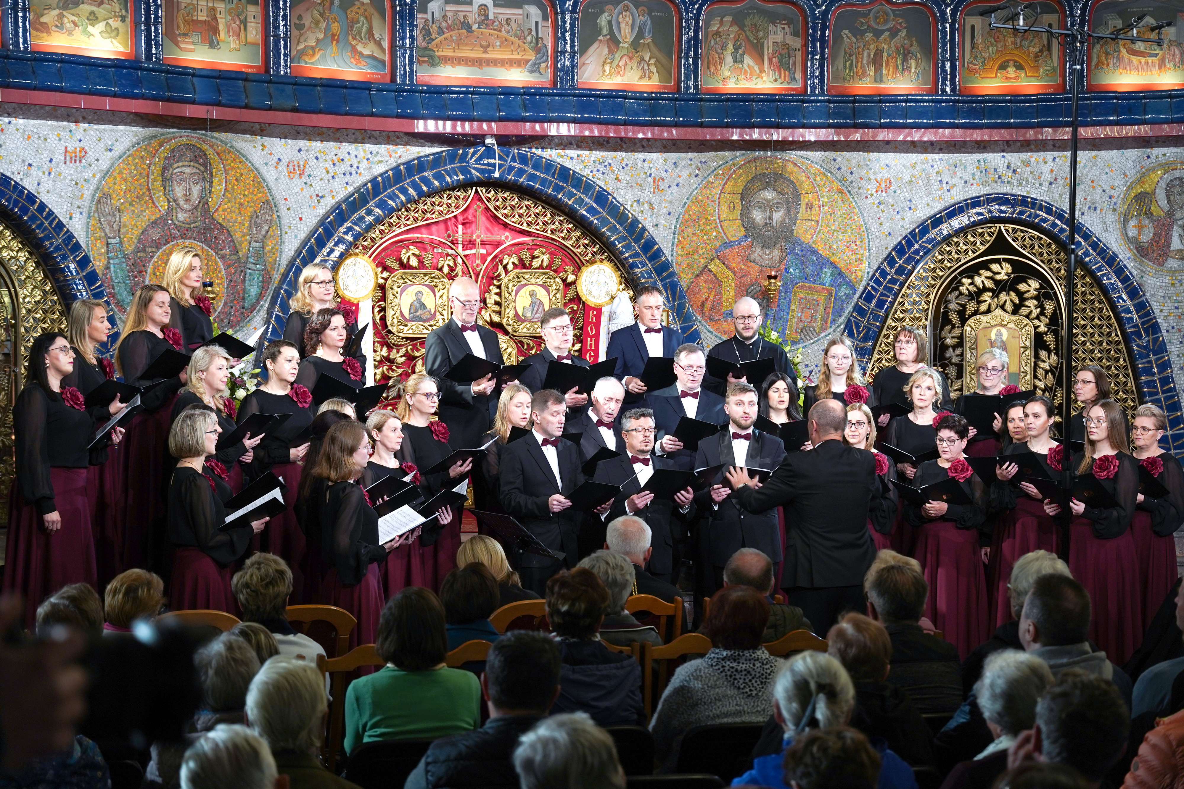 St. Gregory Peradze Parish Choir from Białystok at 45. Orthodox Church Music Festiwal in Hajnówka