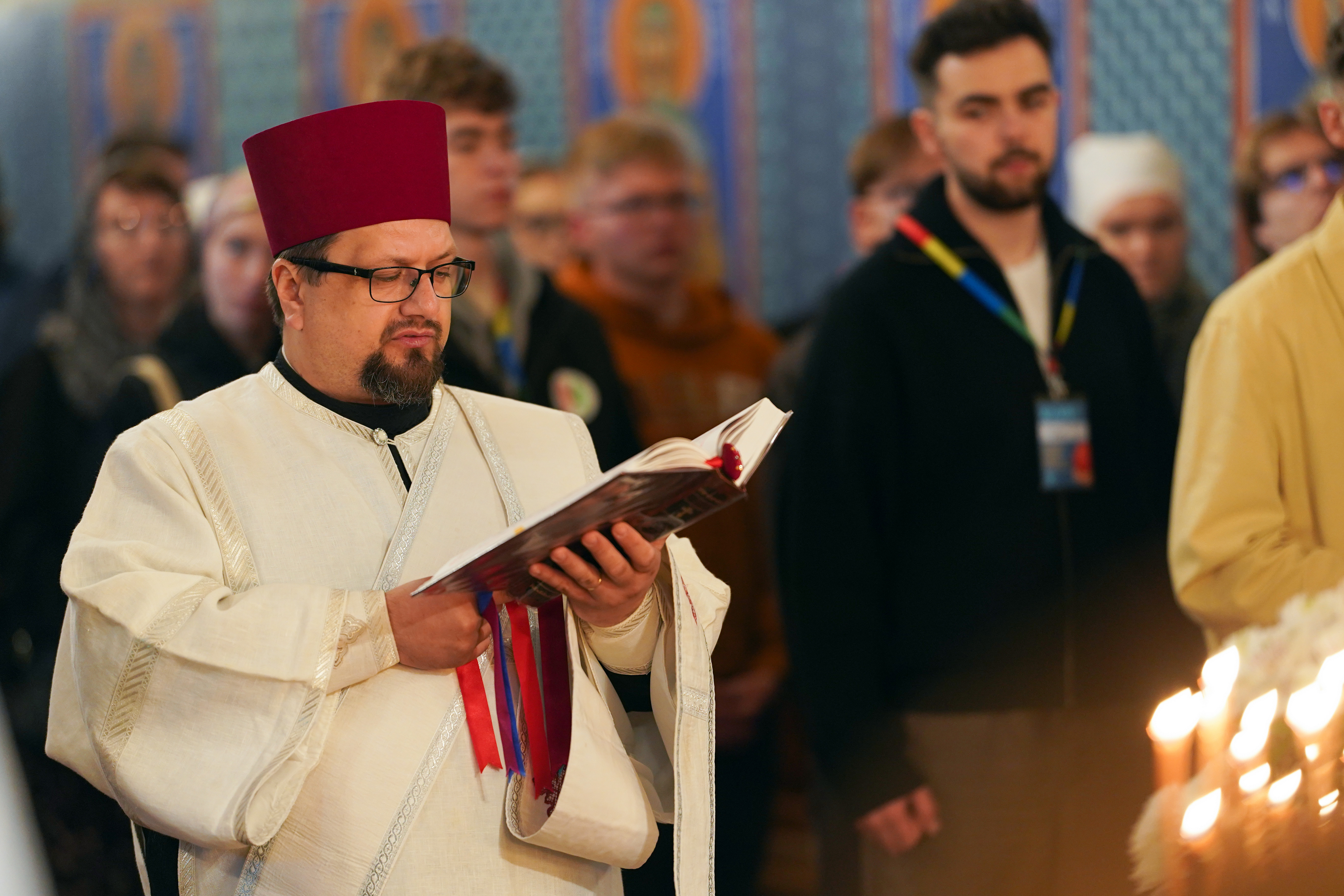 The Divine Liturgy in Transfiguration church at Holy Mountain of Grabarka 