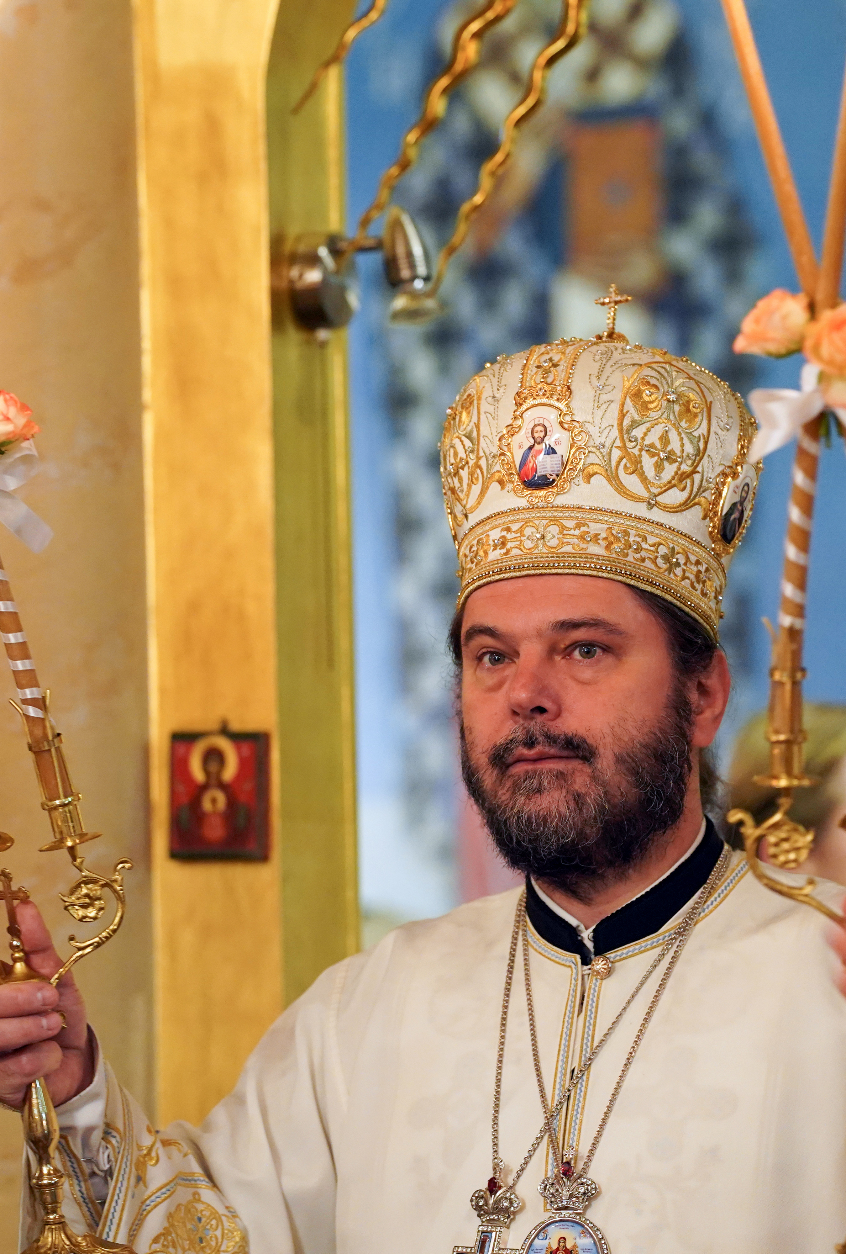 The Divine Liturgy in Transfiguration church at Holy Mountain of Grabarka