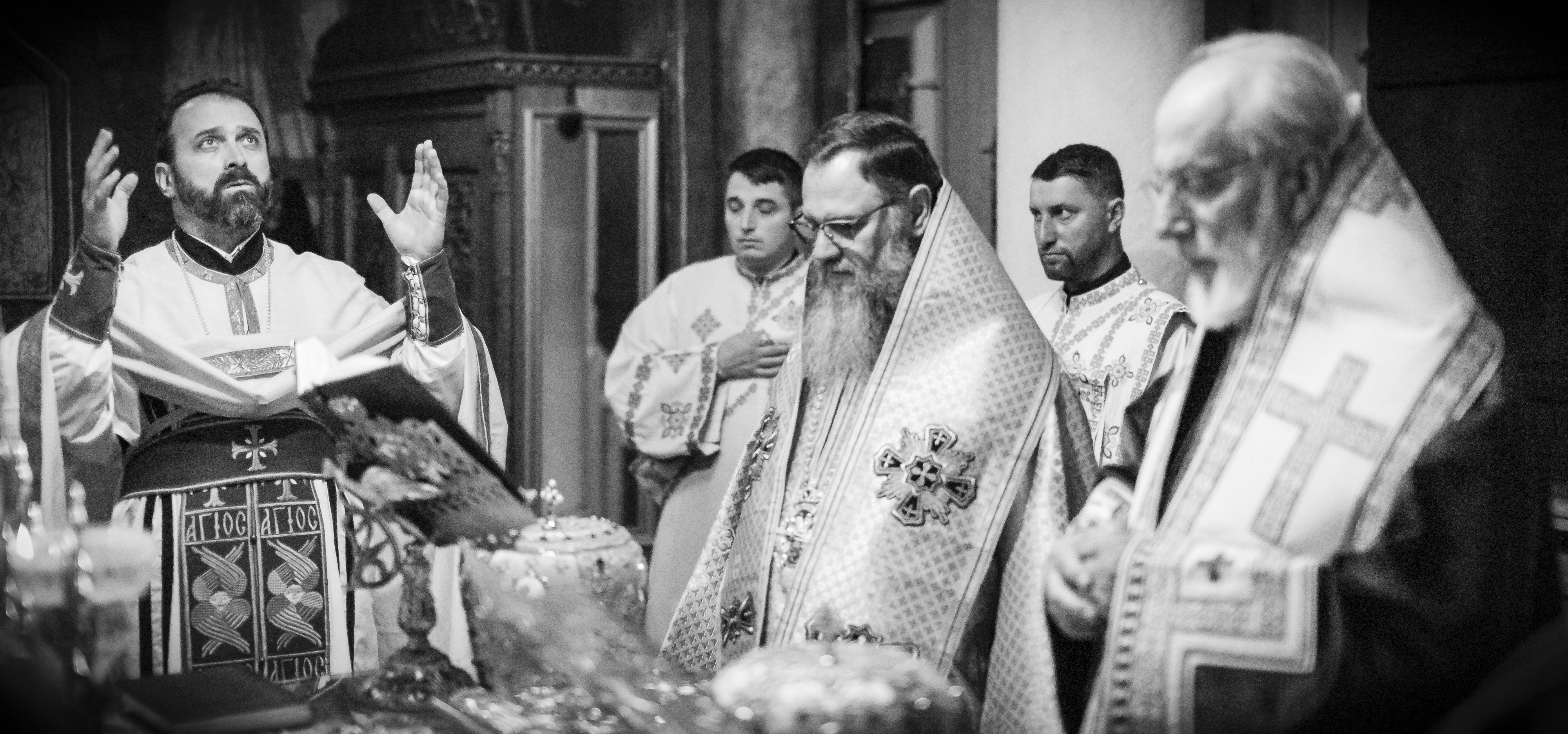 We, who mystically represent the Cherubim