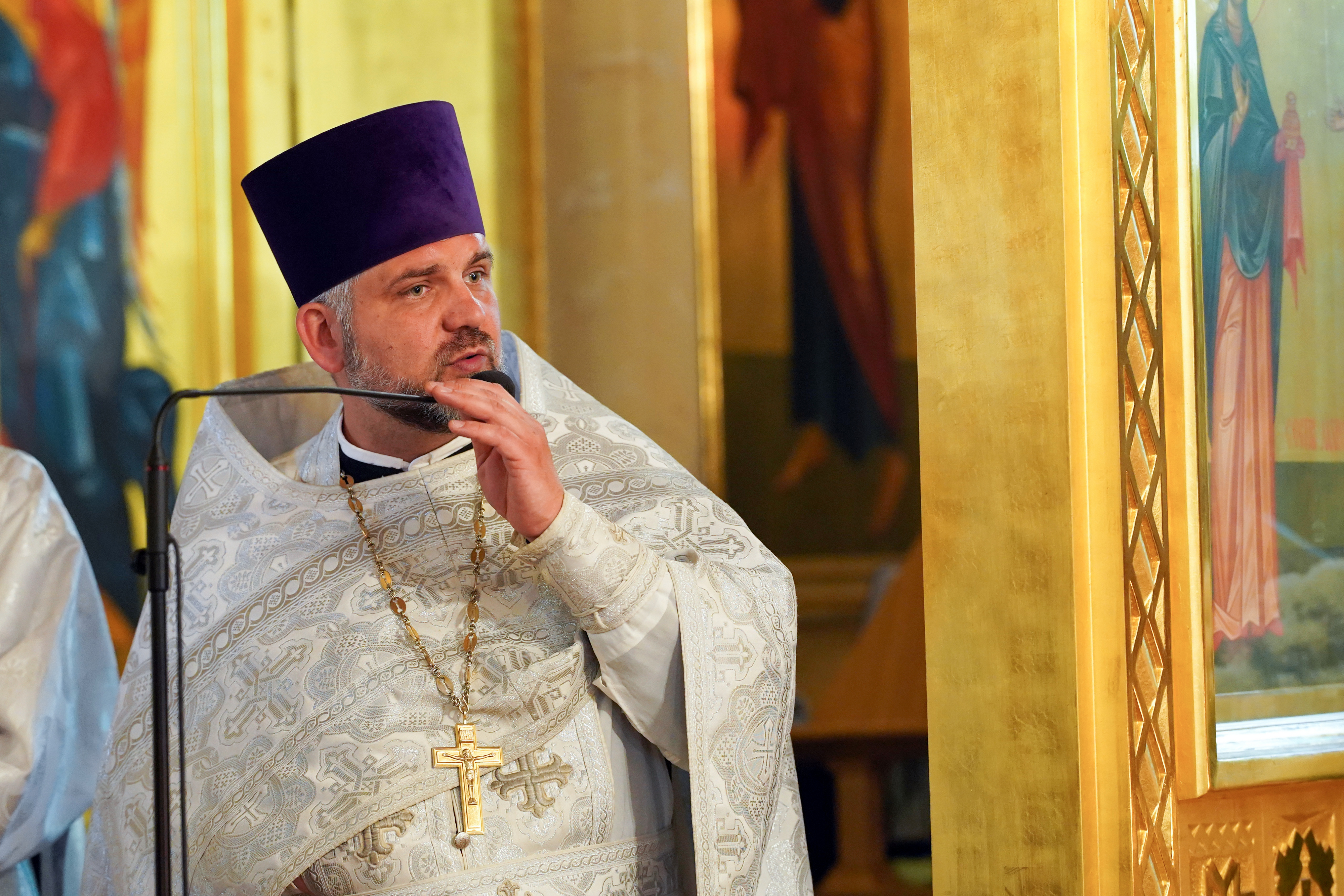 The Divine Liturgy in Transfiguration church at Holy Mountain of Grabarka