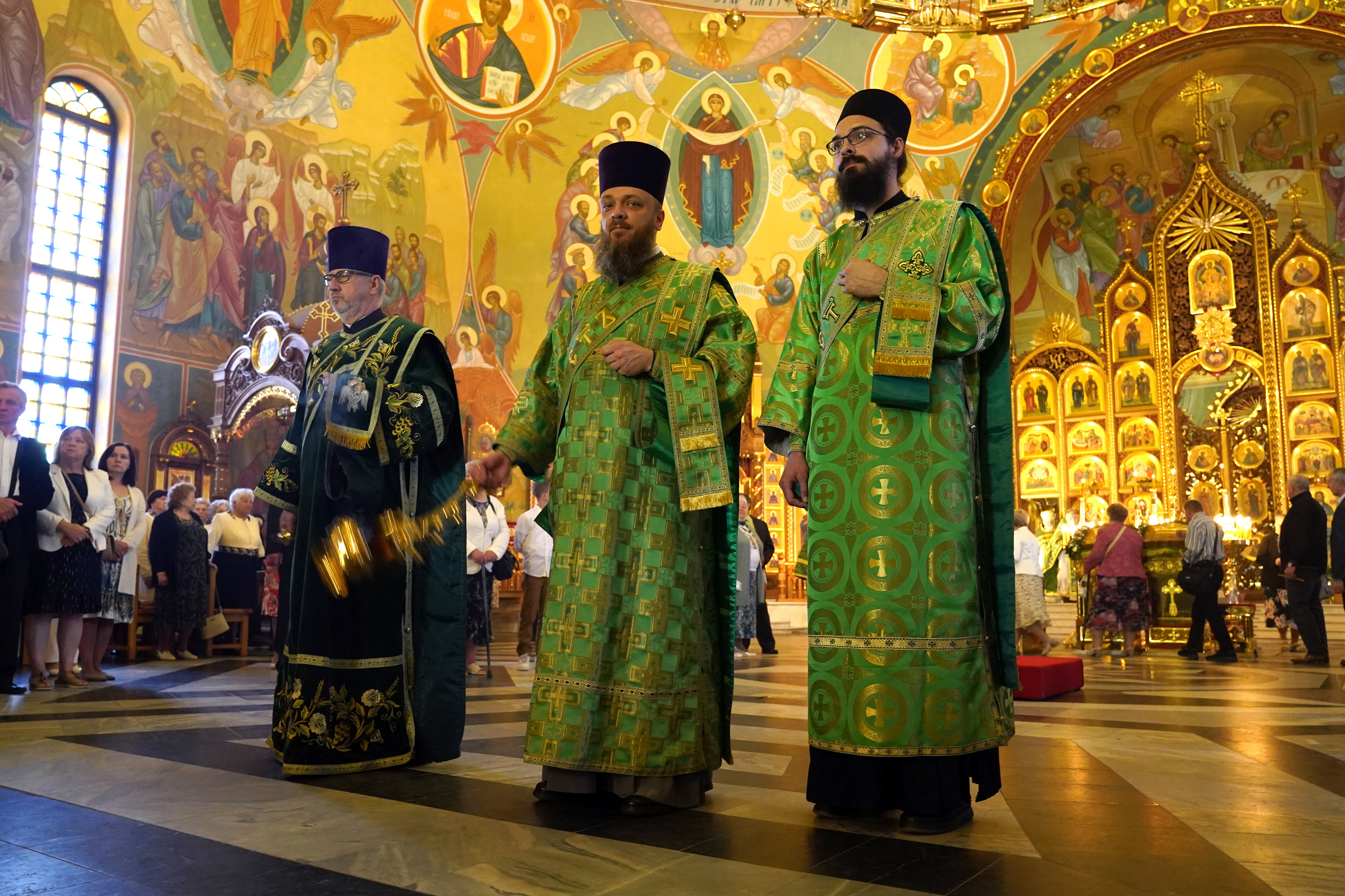 The Holy Spirit feast in the Holy Spirit Orthodox church in Białystok