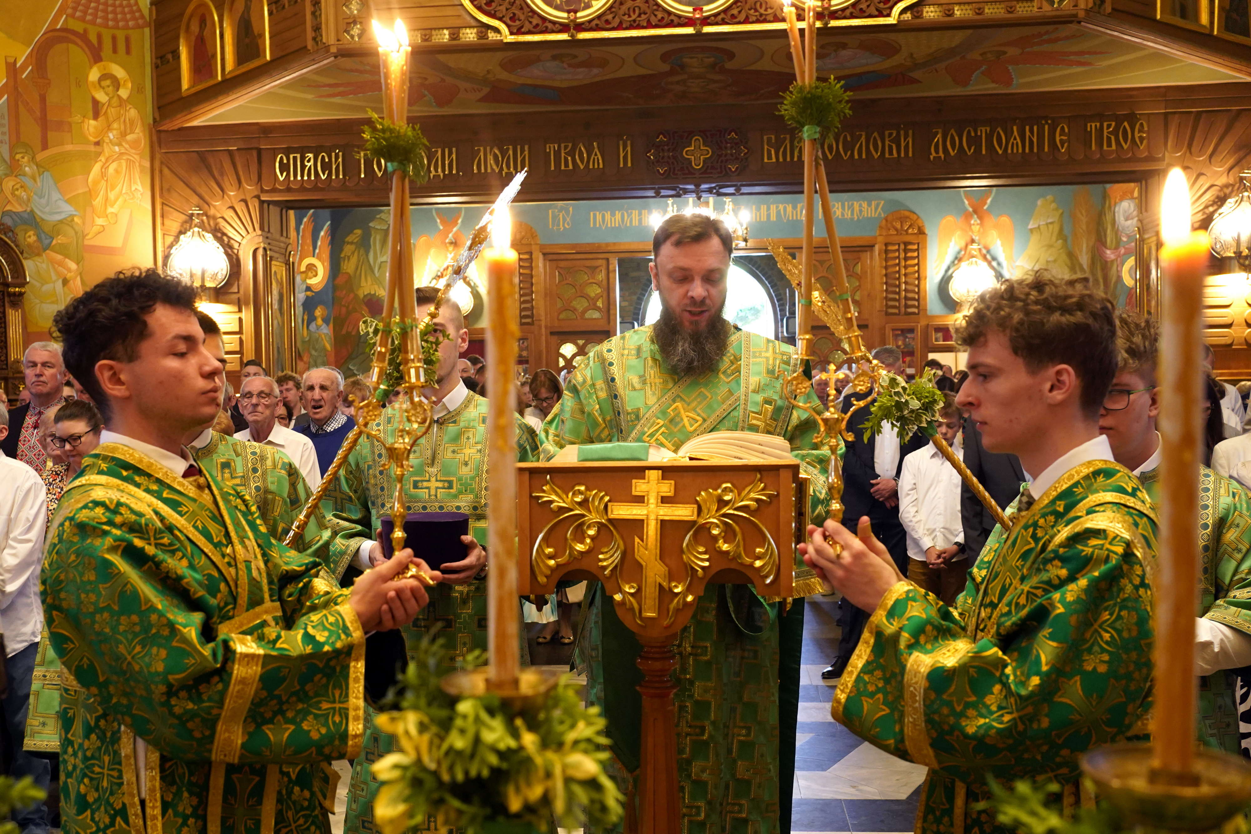 The Holy Spirit feast in the Holy Spirit Orthodox church in Białystok