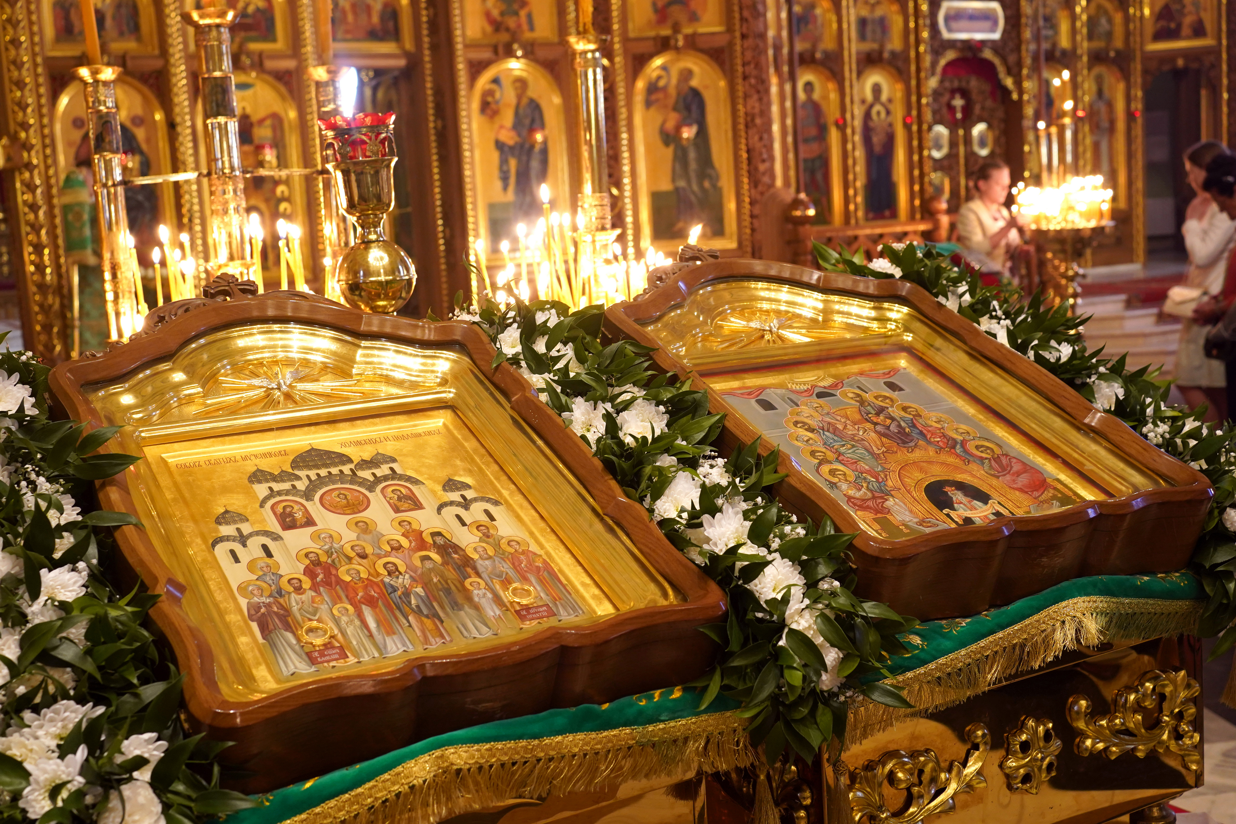 The Holy Spirit feast in the Holy Spirit Orthodox church in Białystok