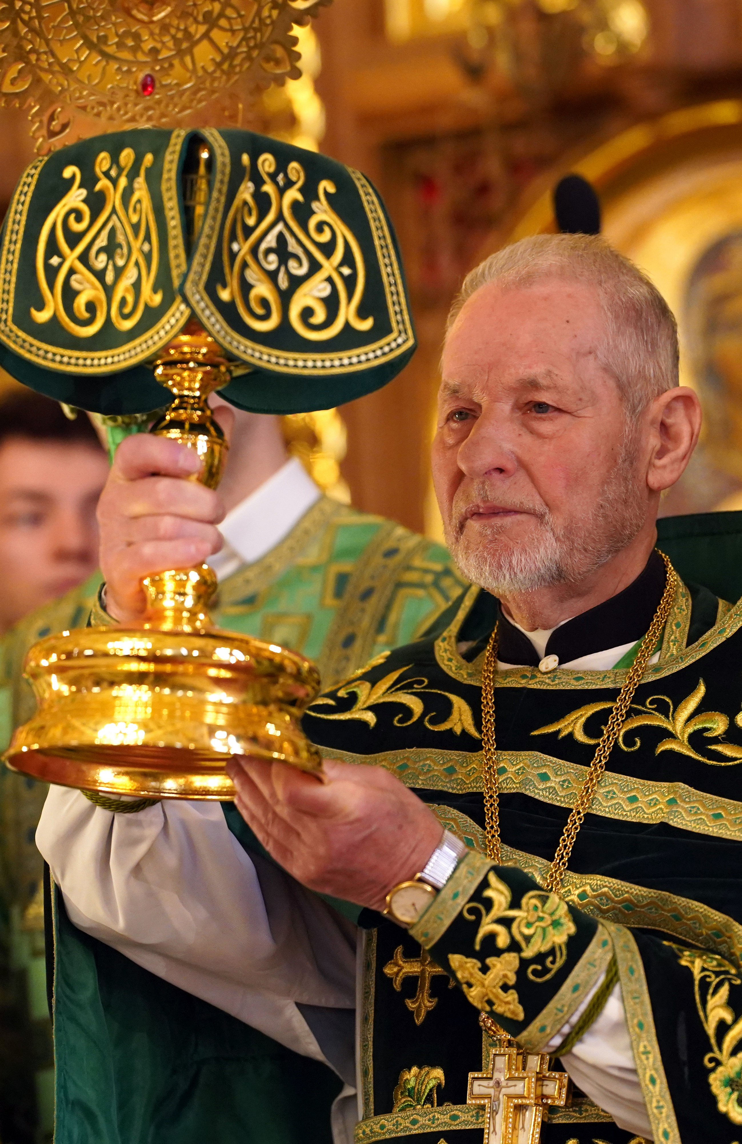 The Holy Spirit feast in the Holy Spirit Orthodox church in Białystok