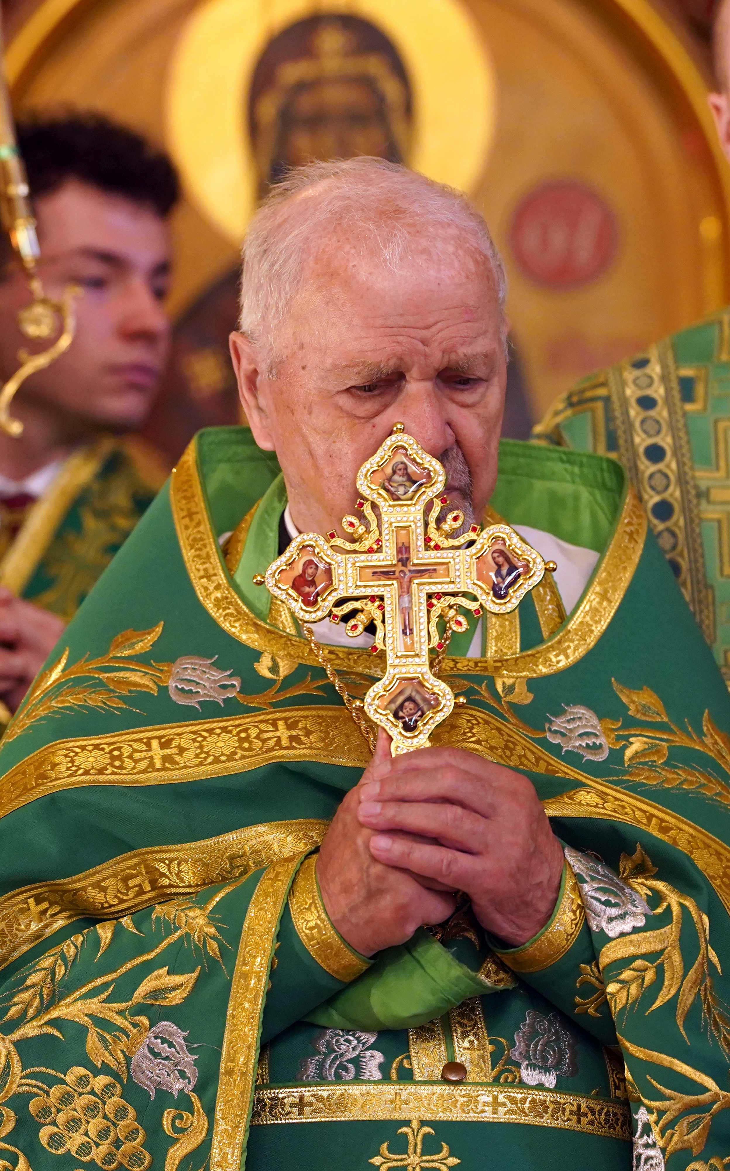 The Holy Spirit feast in the Holy Spirit Orthodox church in Białystok