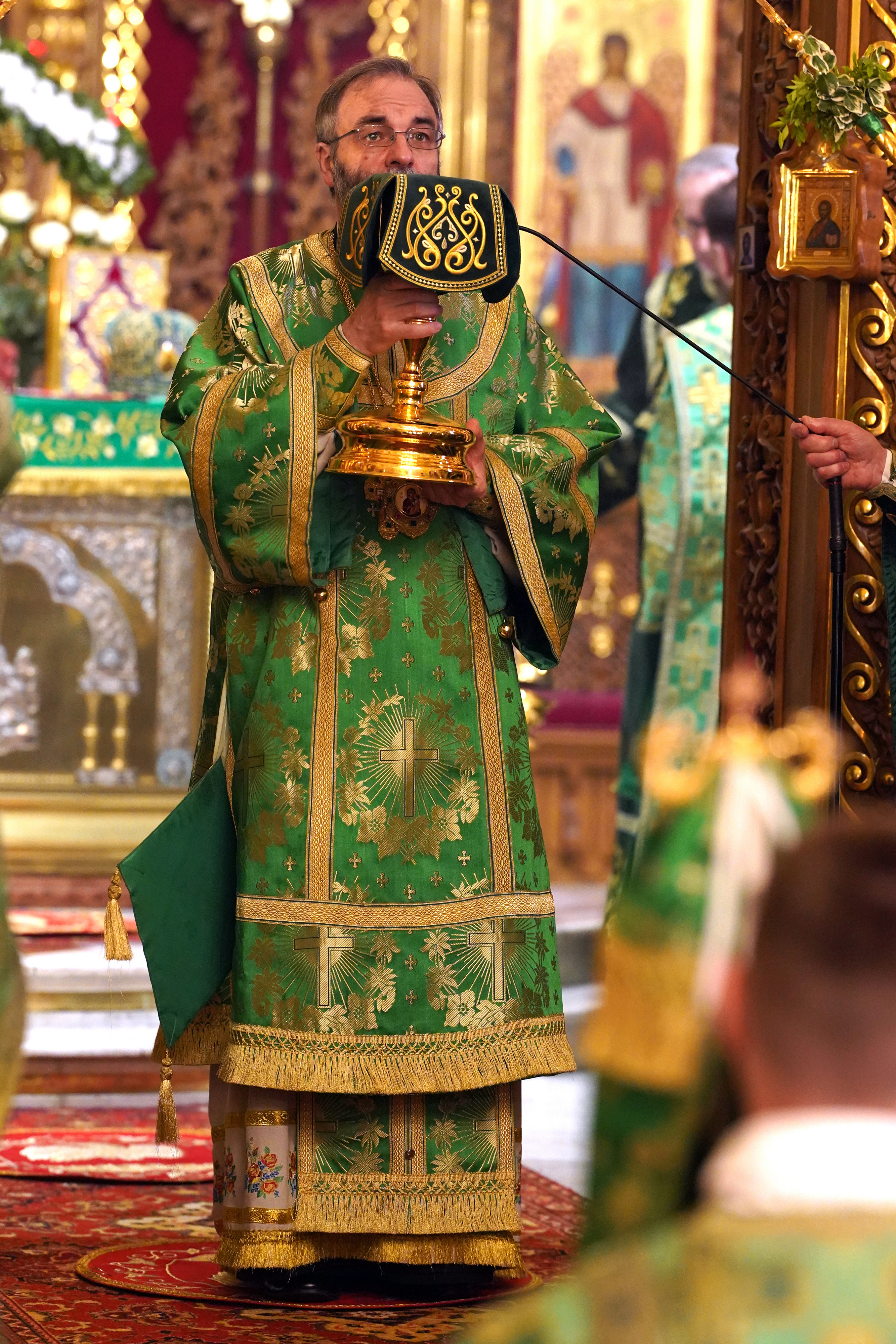 The Holy Spirit feast in the Holy Spirit Orthodox church in Białystok