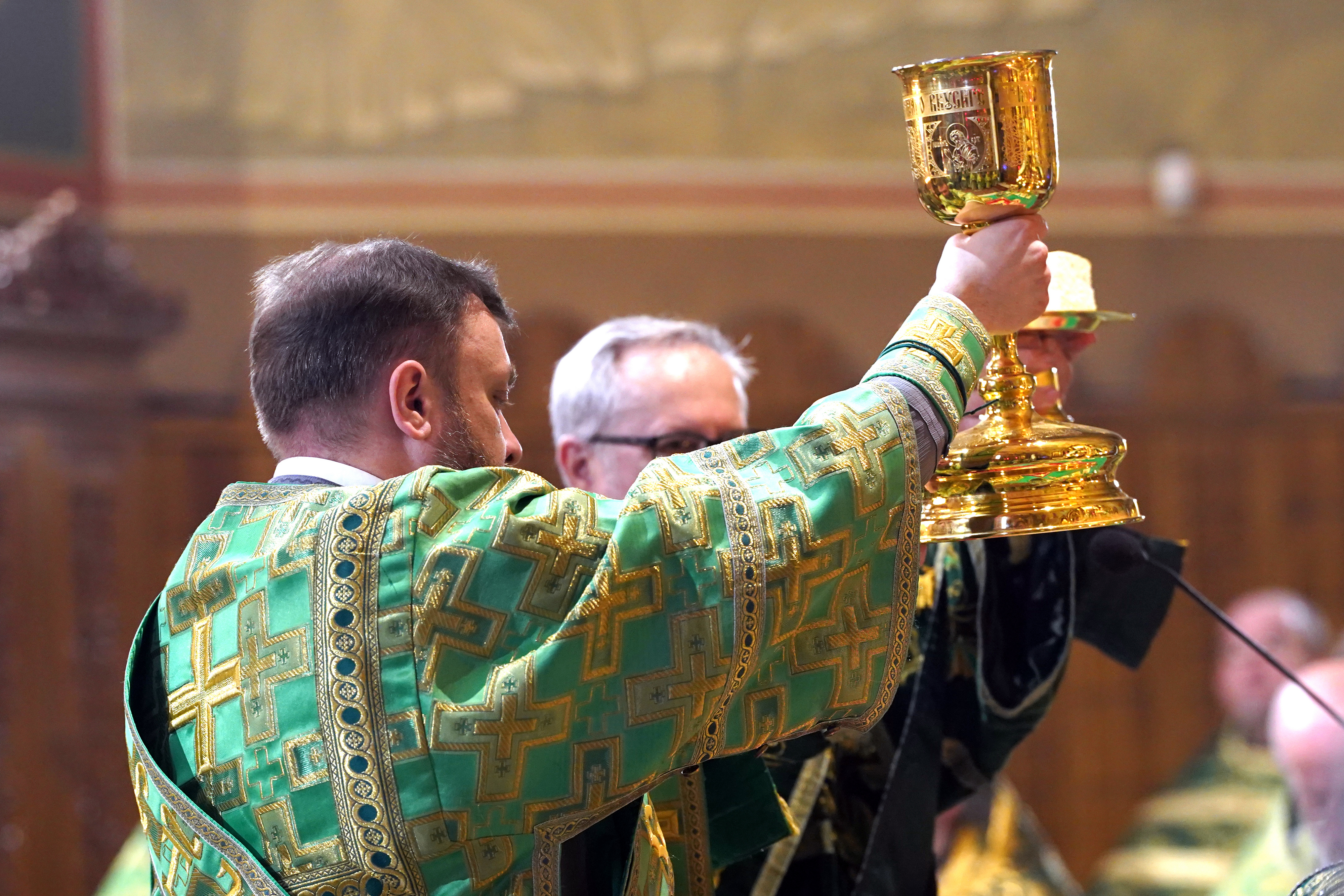 The Holy Spirit feast in the Holy Spirit Orthodox church in Białystok