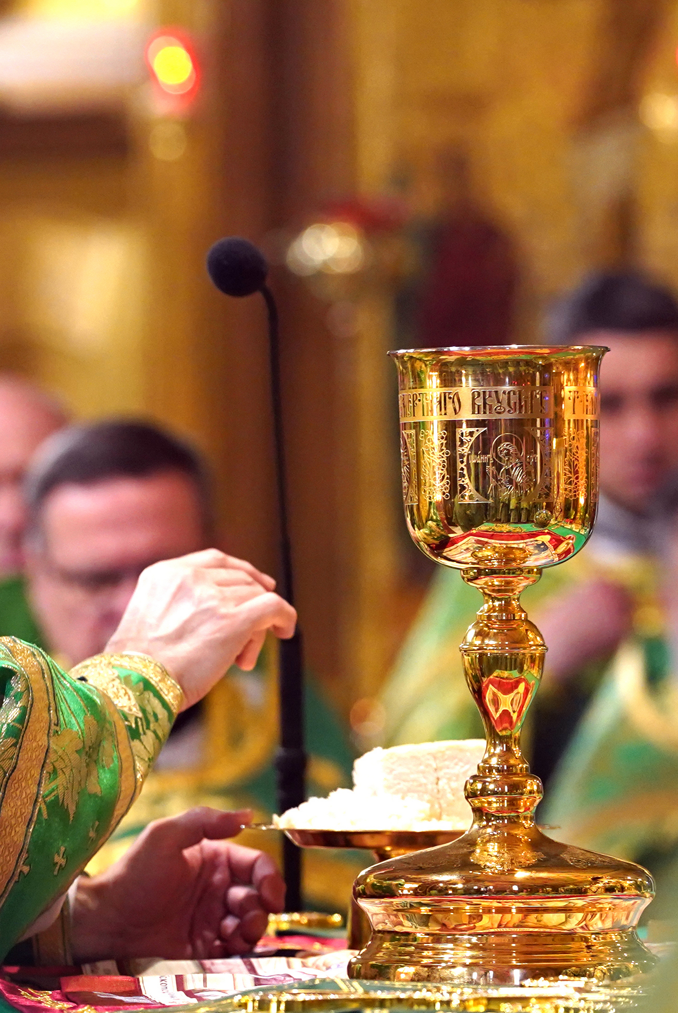 The Holy Spirit feast in the Holy Spirit Orthodox church in Białystok