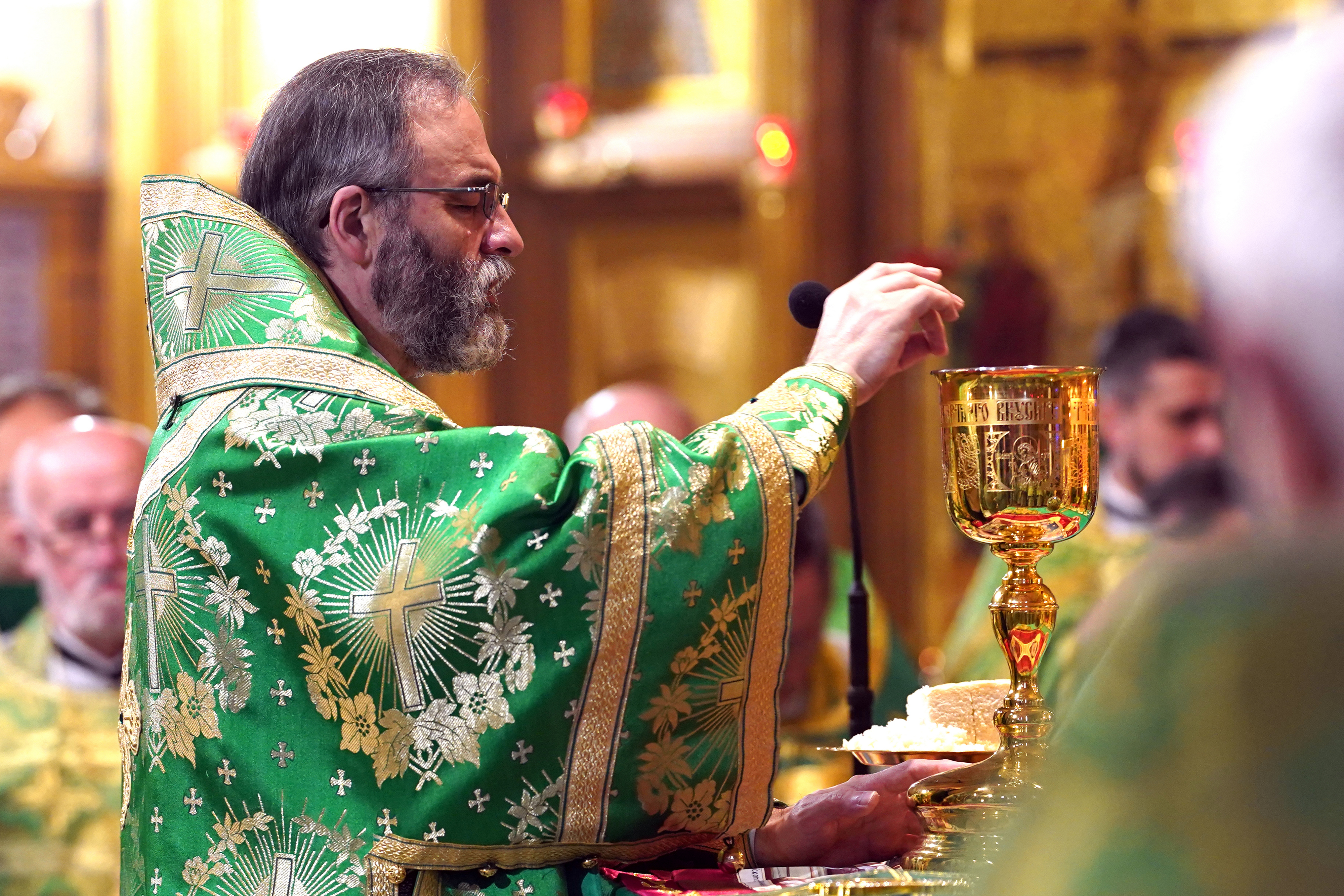 The Holy Spirit feast in the Holy Spirit Orthodox church in Białystok