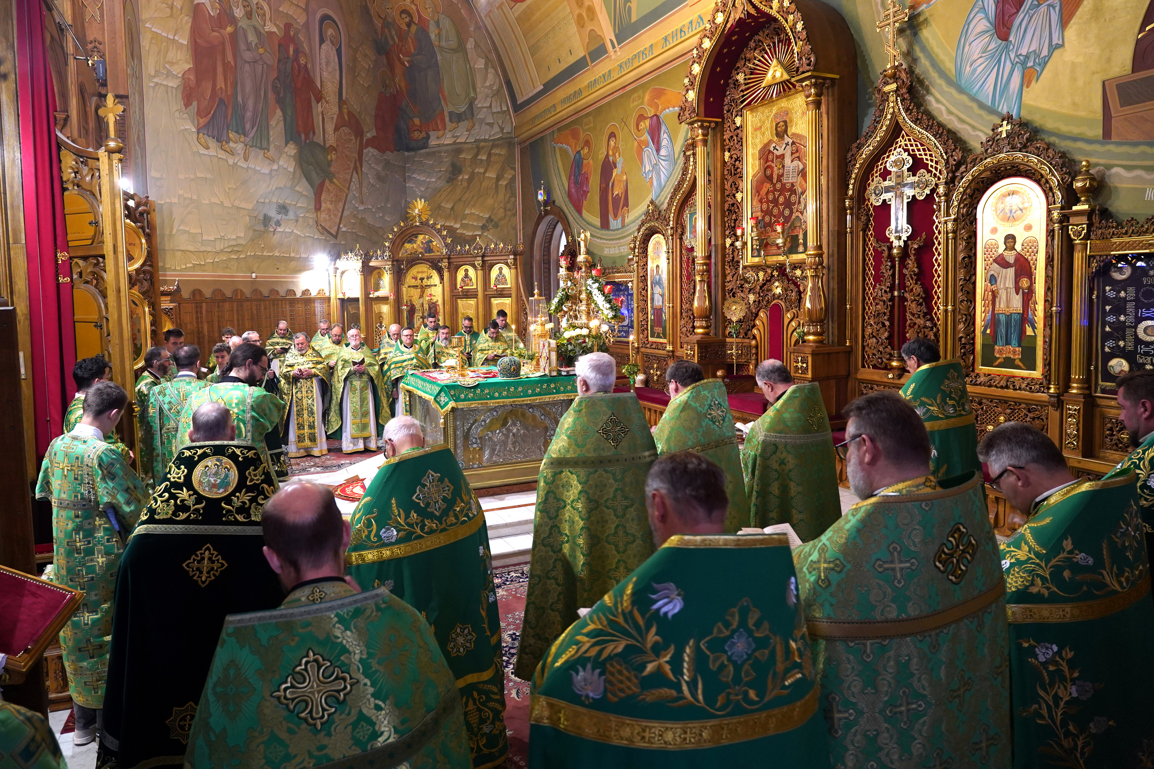 The Holy Spirit feast in the Holy Spirit Orthodox church in Białystok