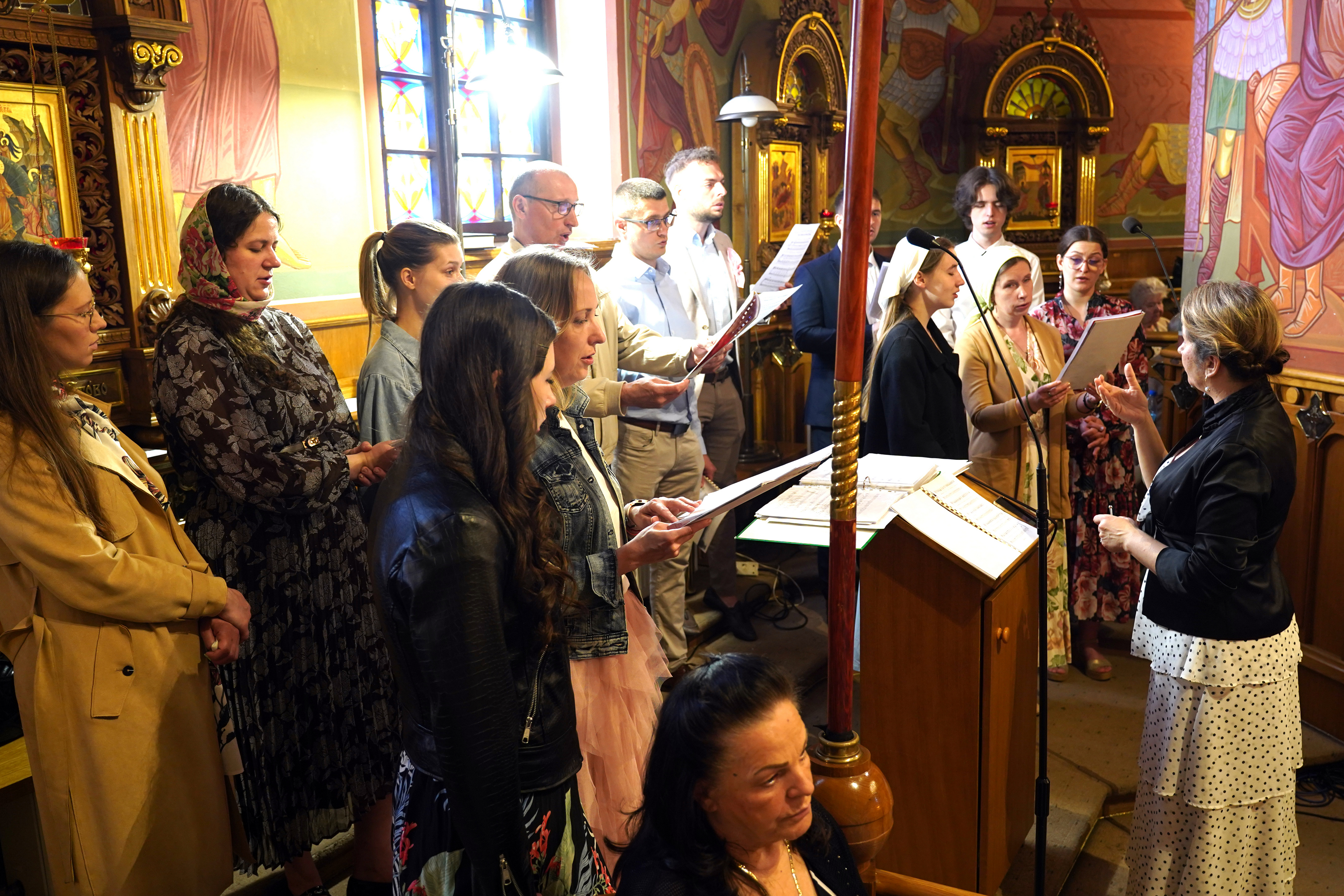 The Holy Spirit feast in the Holy Spirit Orthodox church in Białystok