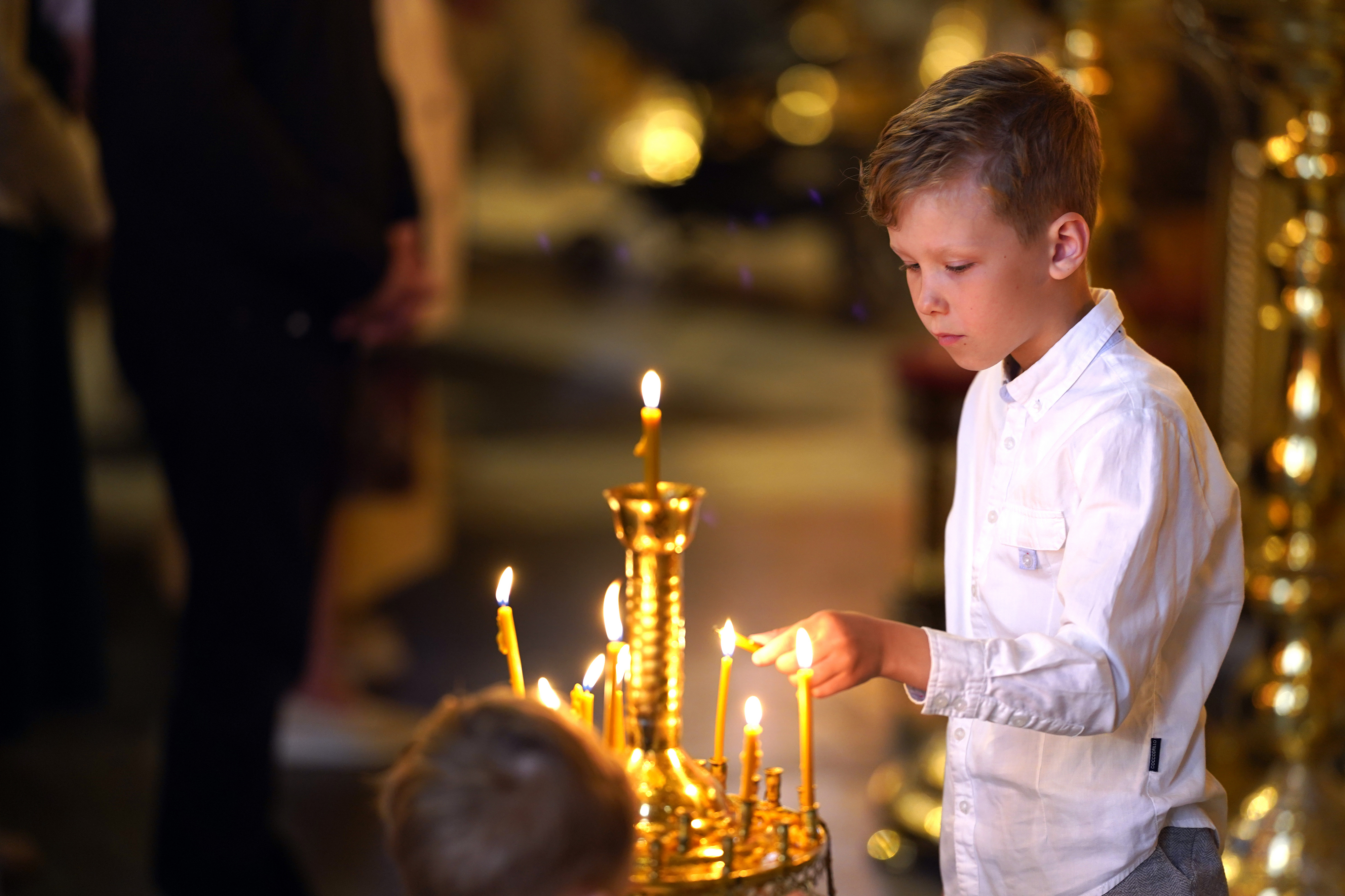 The Holy Spirit feast in the Holy Spirit Orthodox church in Białystok