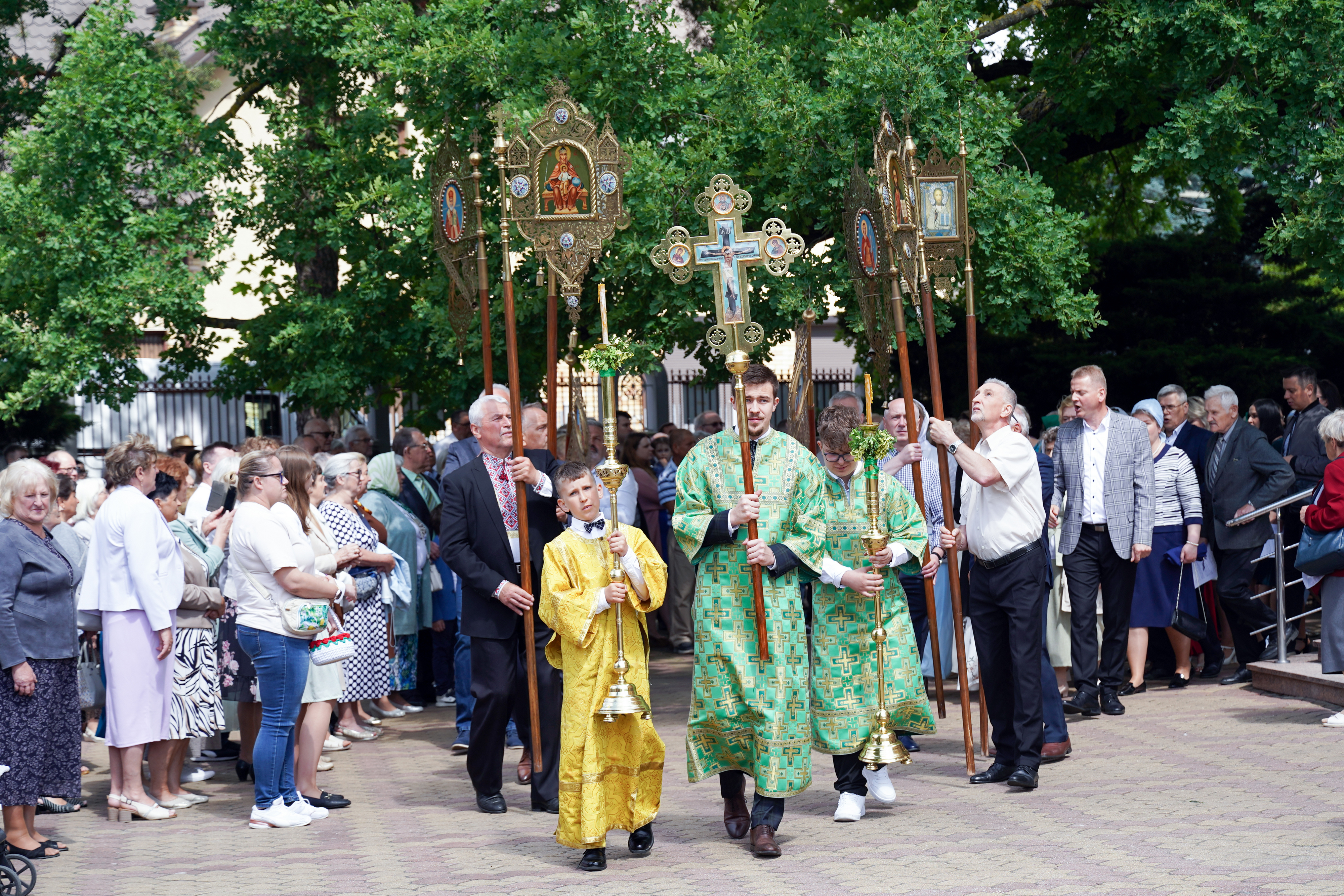 The Holy Spirit feast in the Holy Spirit Orthodox church in Białystok 