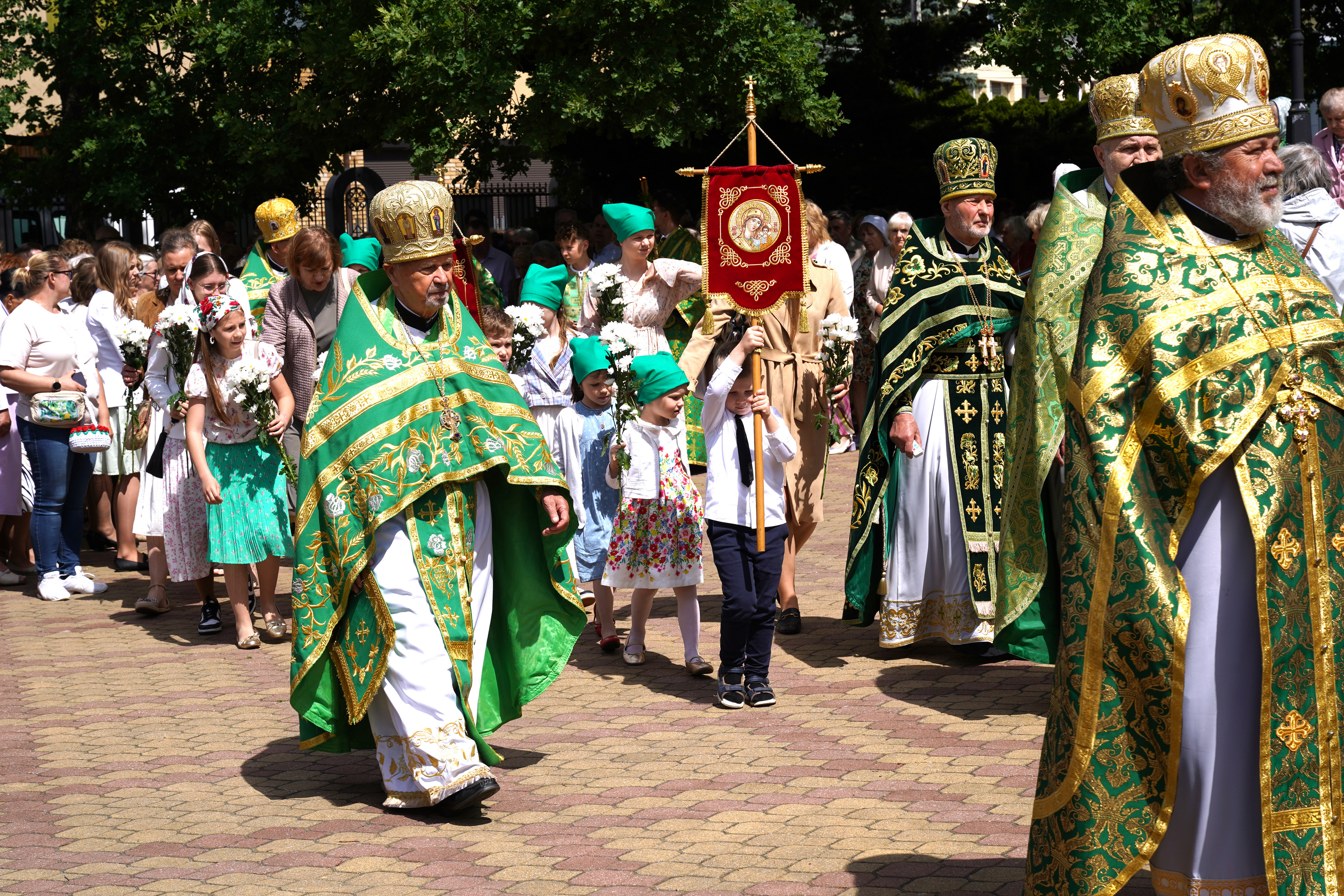 The Holy Spirit feast in the Holy Spirit Orthodox church in Białystok 