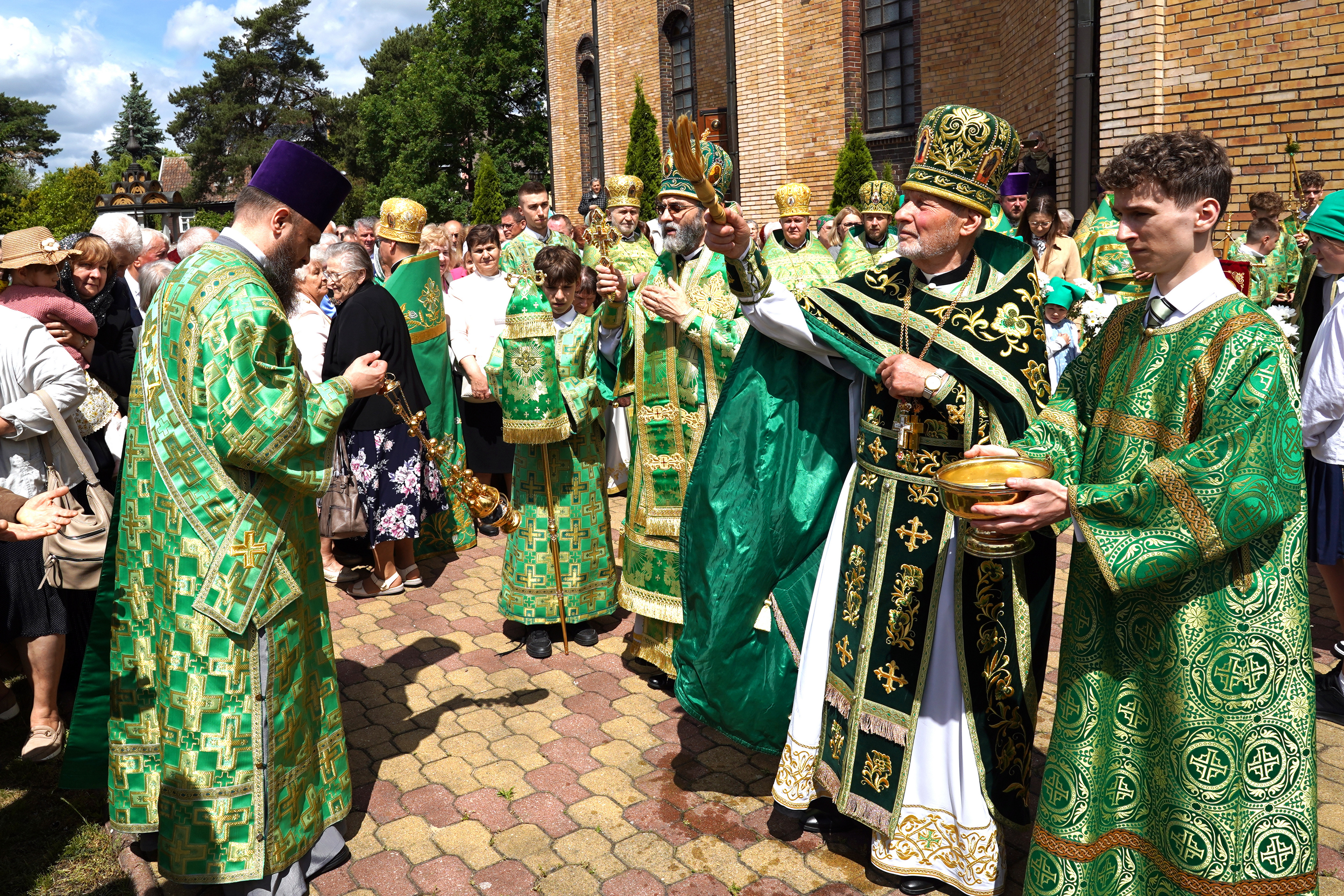 The Holy Spirit feast in the Holy Spirit Orthodox church in Białystok 