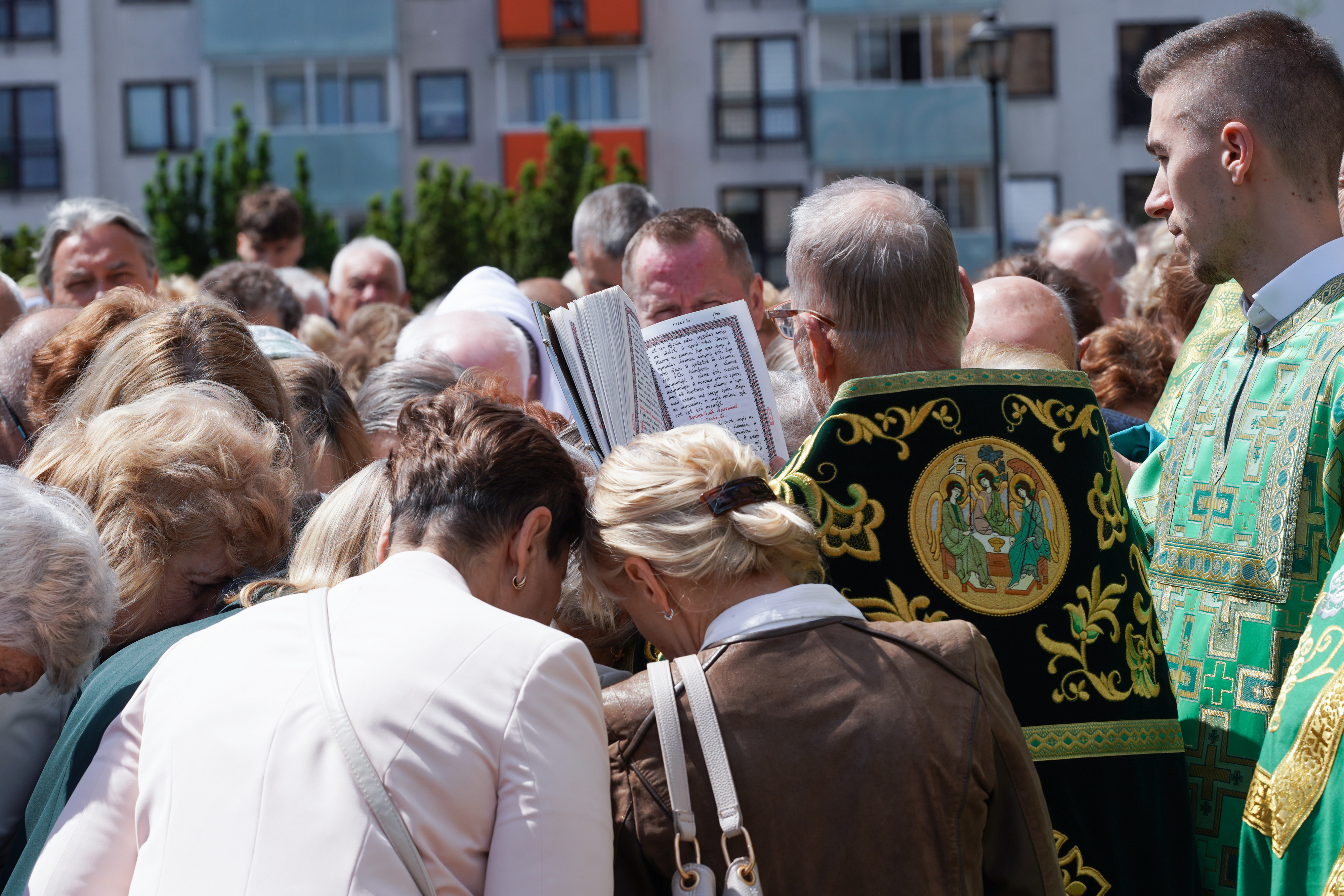 The Holy Spirit feast in the Holy Spirit Orthodox church in Białystok 