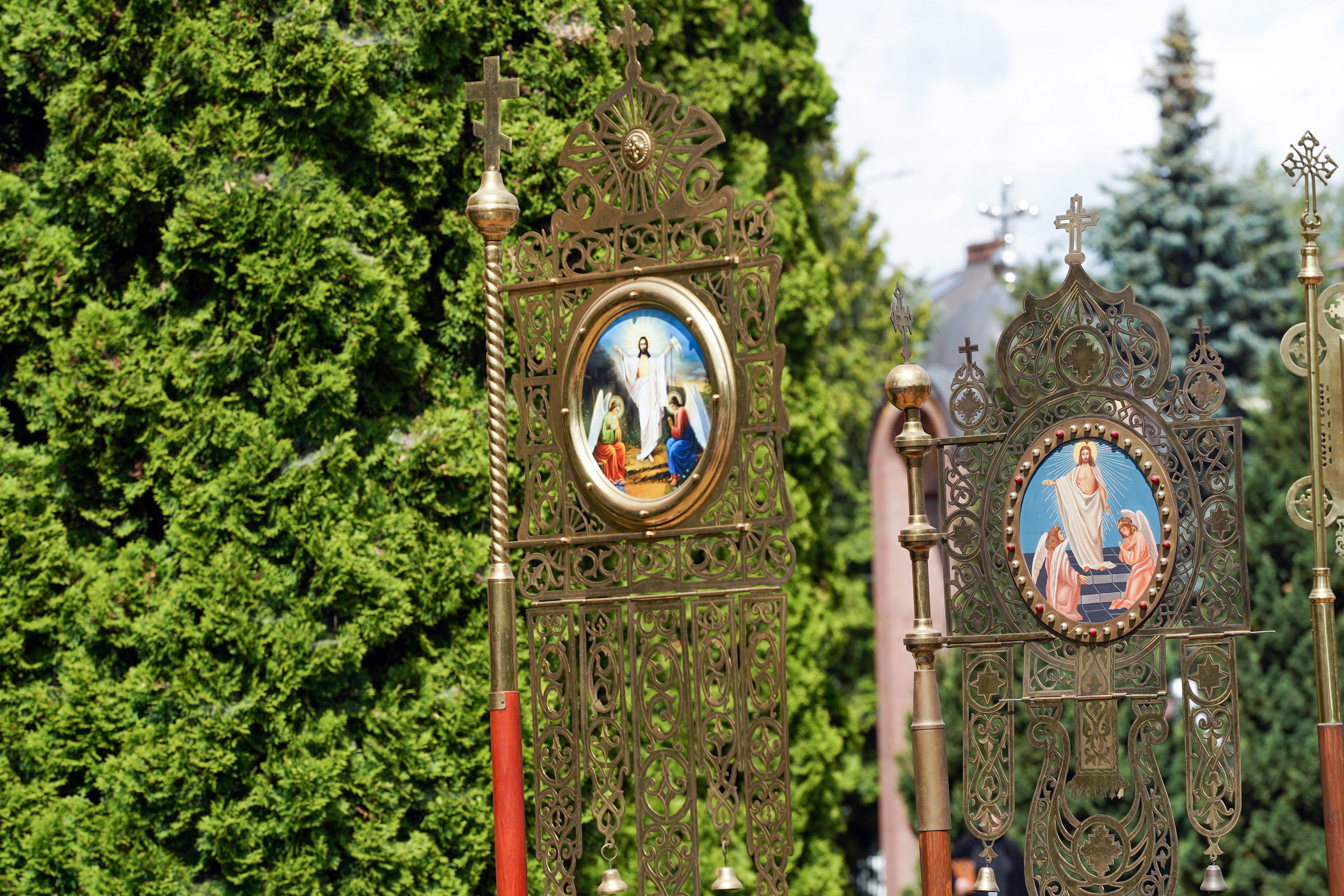 The Holy Spirit feast in the Holy Spirit Orthodox church in Białystok