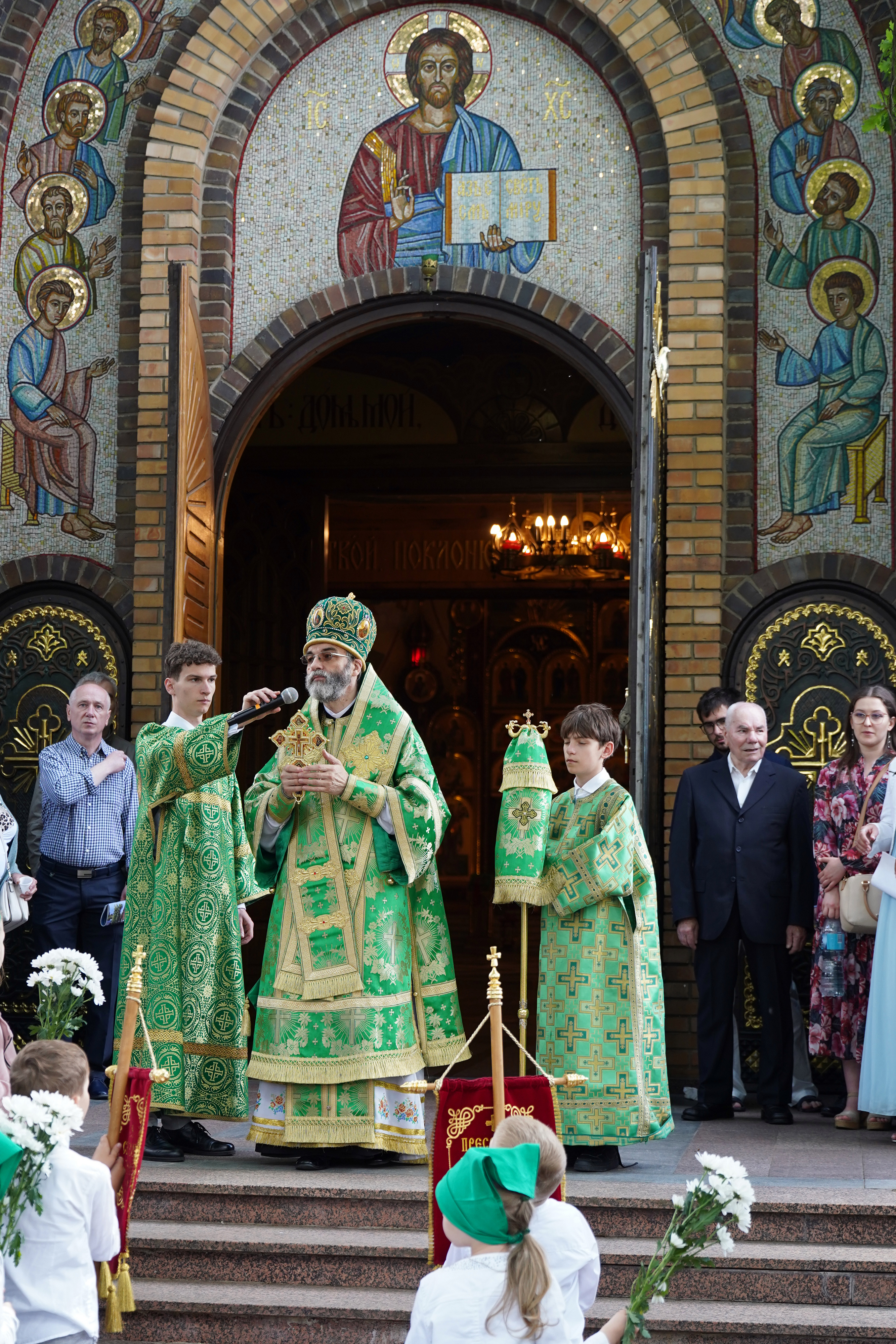 The Holy Spirit feast in the Holy Spirit Orthodox church in Białystok