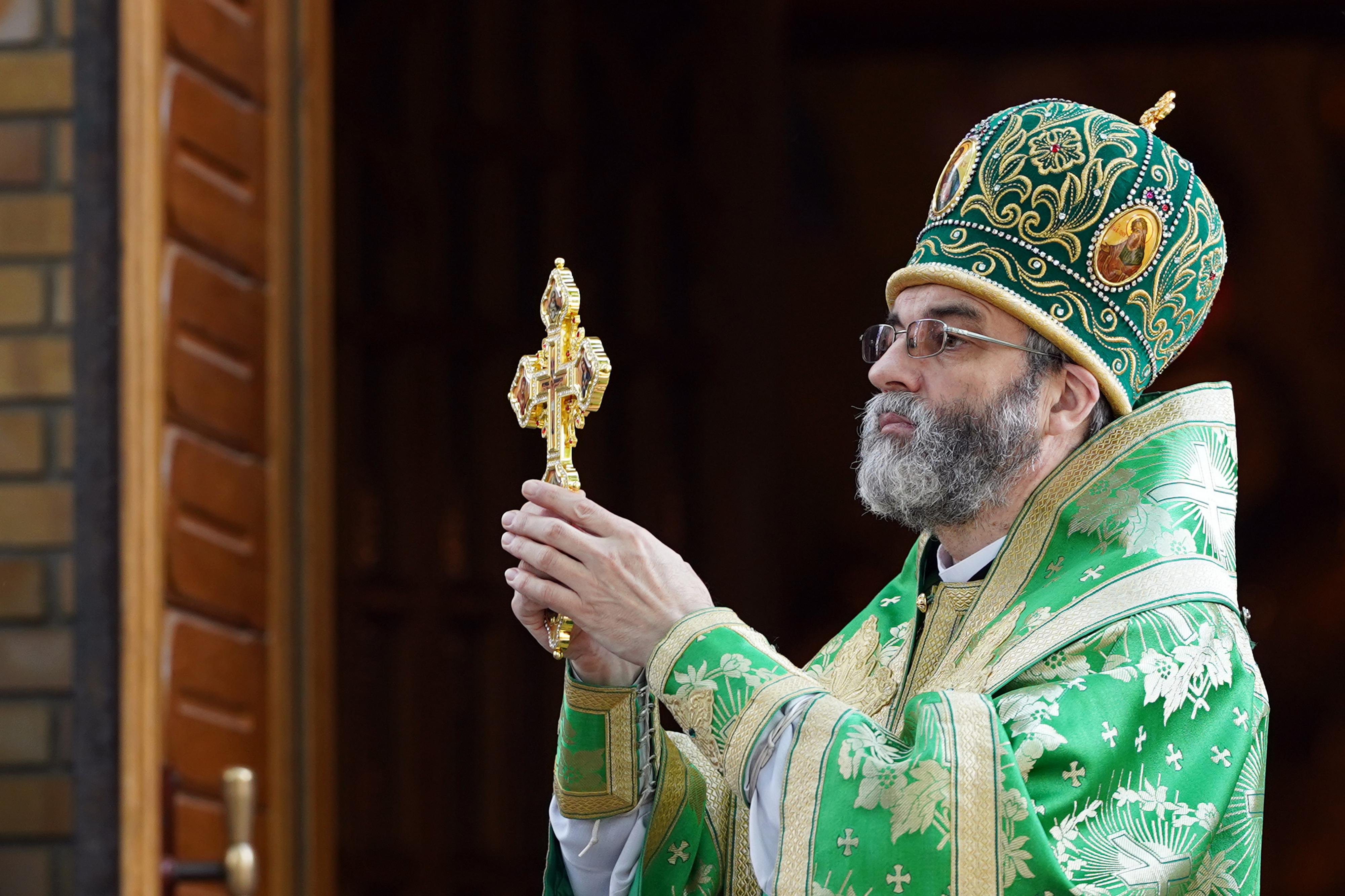 The Holy Spirit feast in the Holy Spirit Orthodox church in Białystok