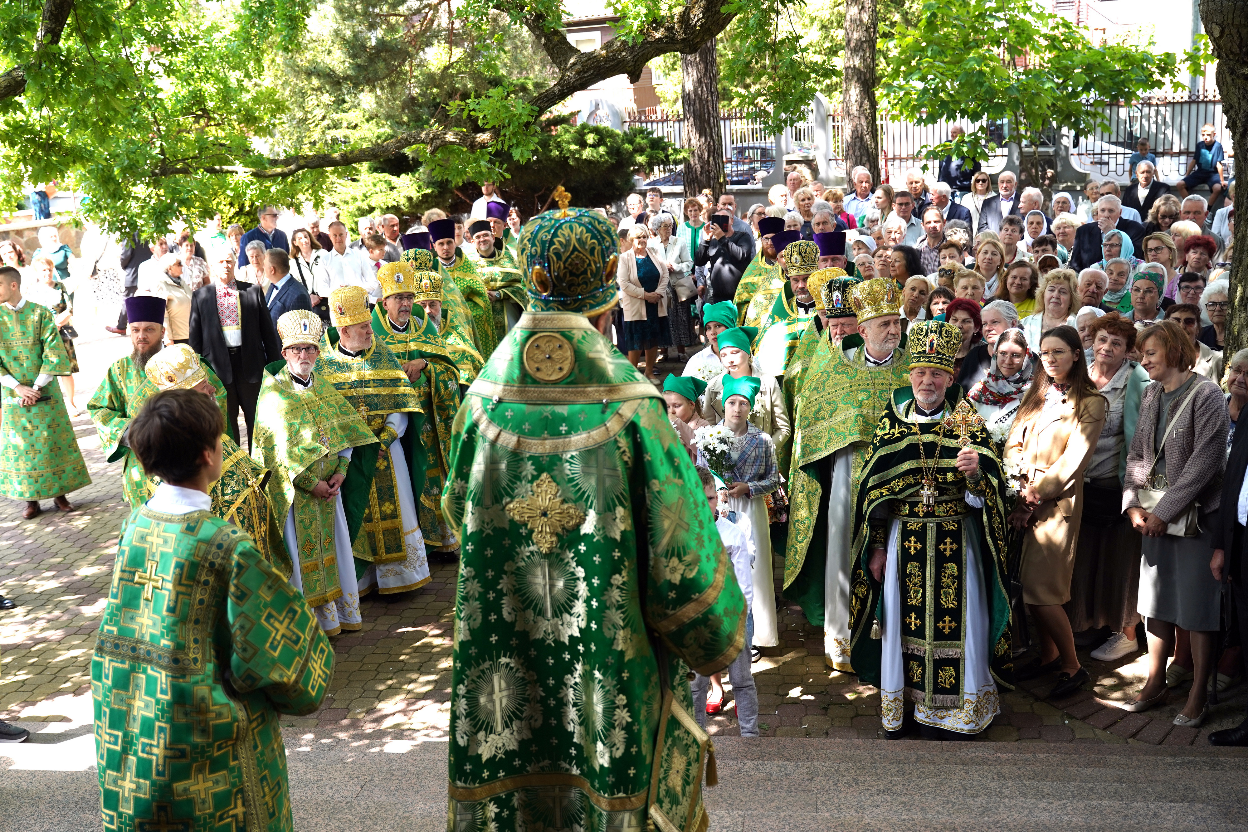 The Holy Spirit feast in the Holy Spirit Orthodox church in Białystok