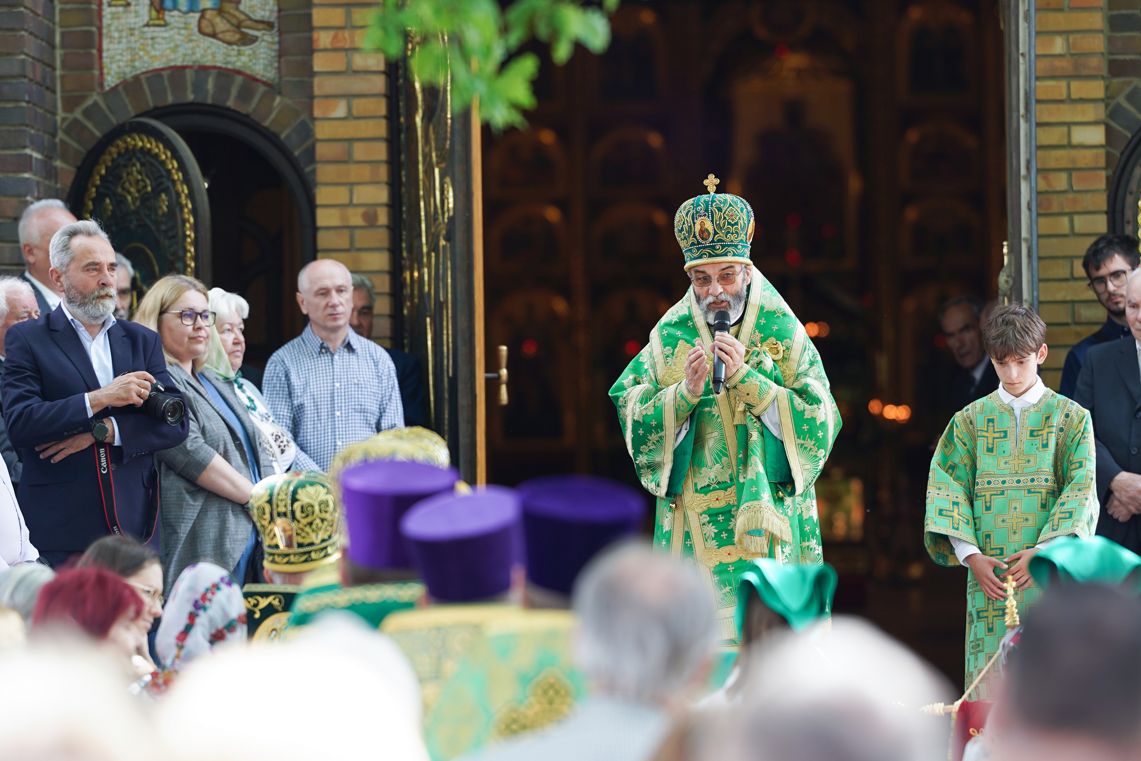 The Holy Spirit feast in the Holy Spirit Orthodox church in Białystok
