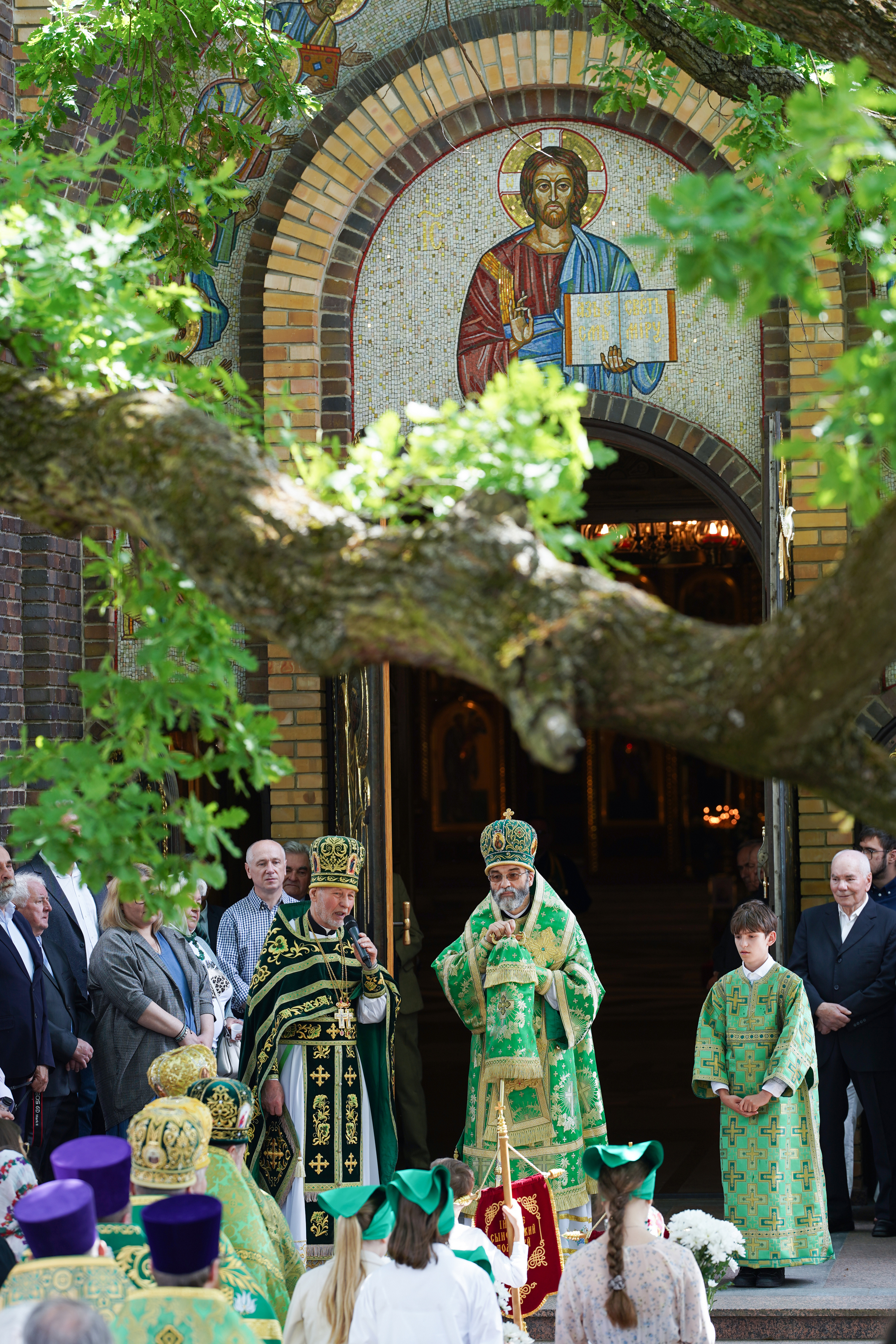 The Holy Spirit feast in the Holy Spirit Orthodox church in Białystok