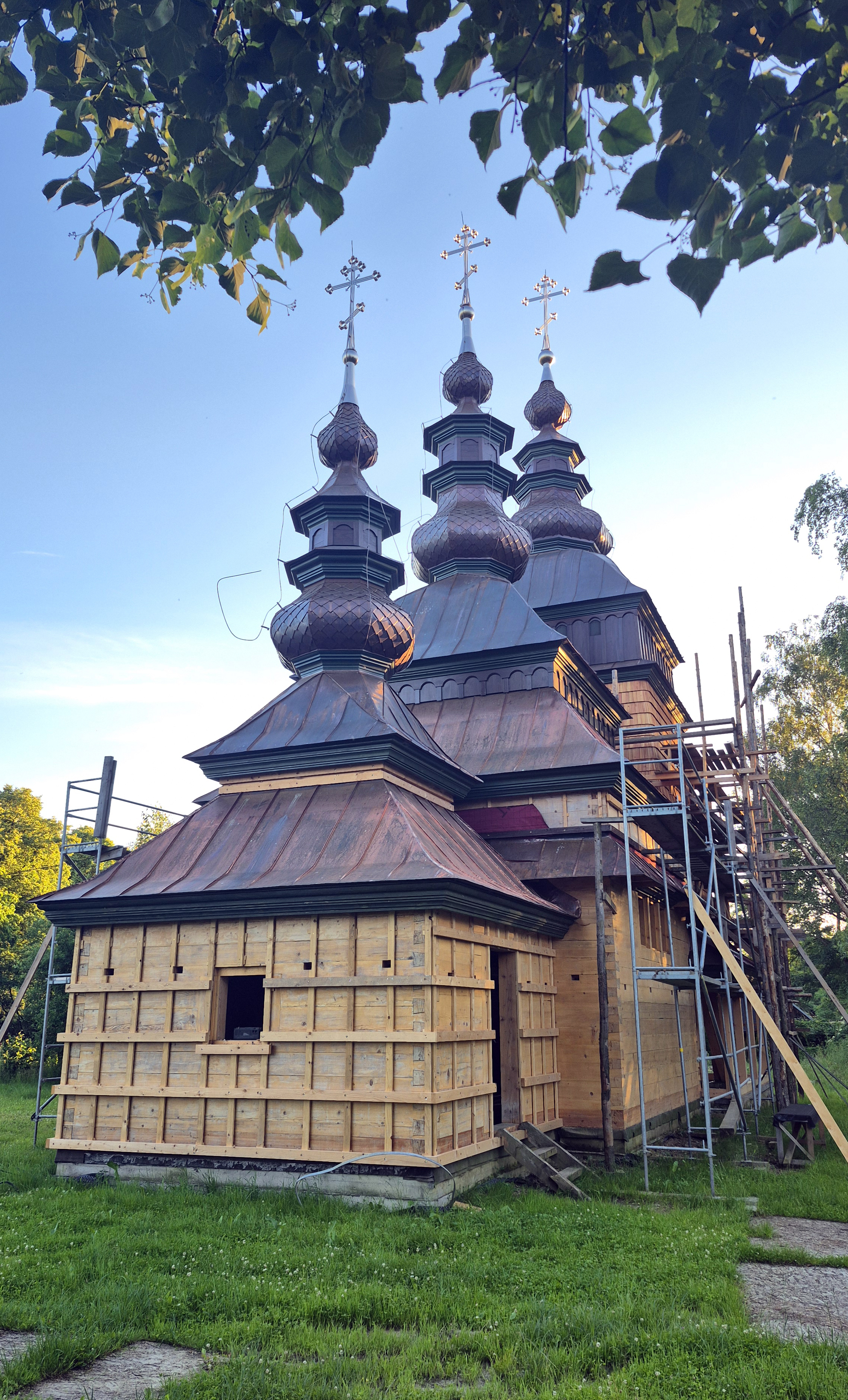 The Orthodox church in Gładyszów (in construction)