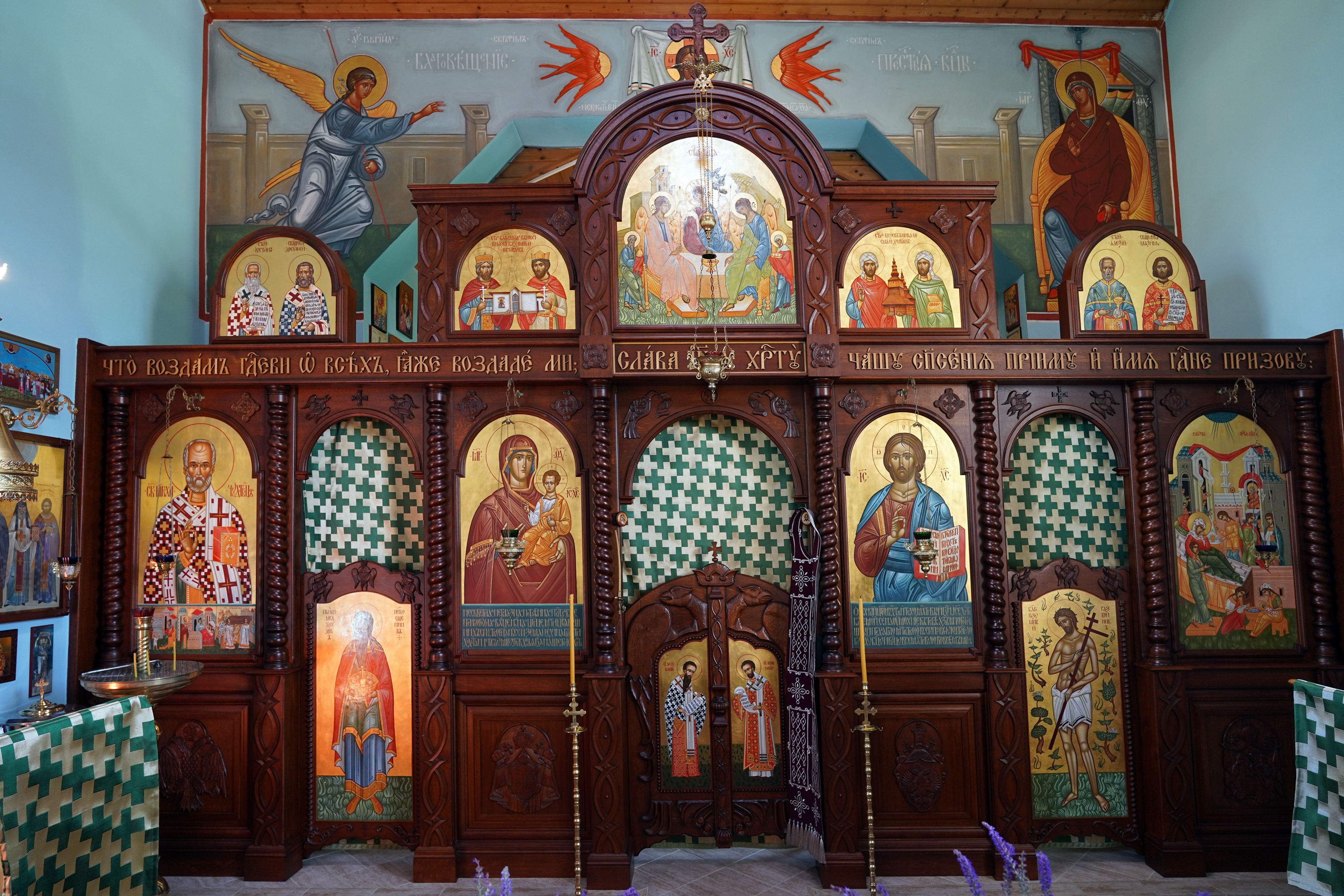 The Orthodox church in Niżna Polianka