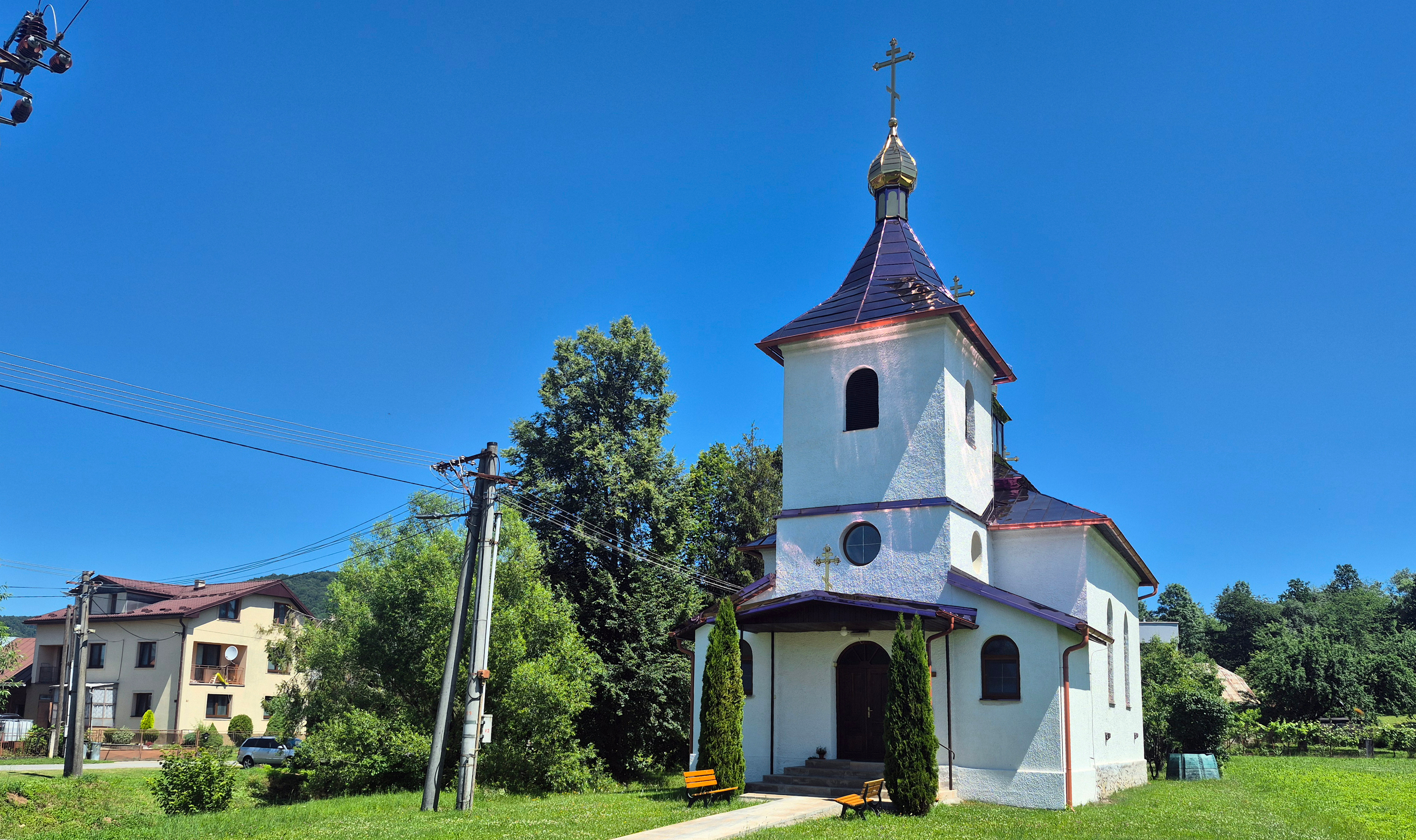 The Orthodox church in Vyszny Orlik