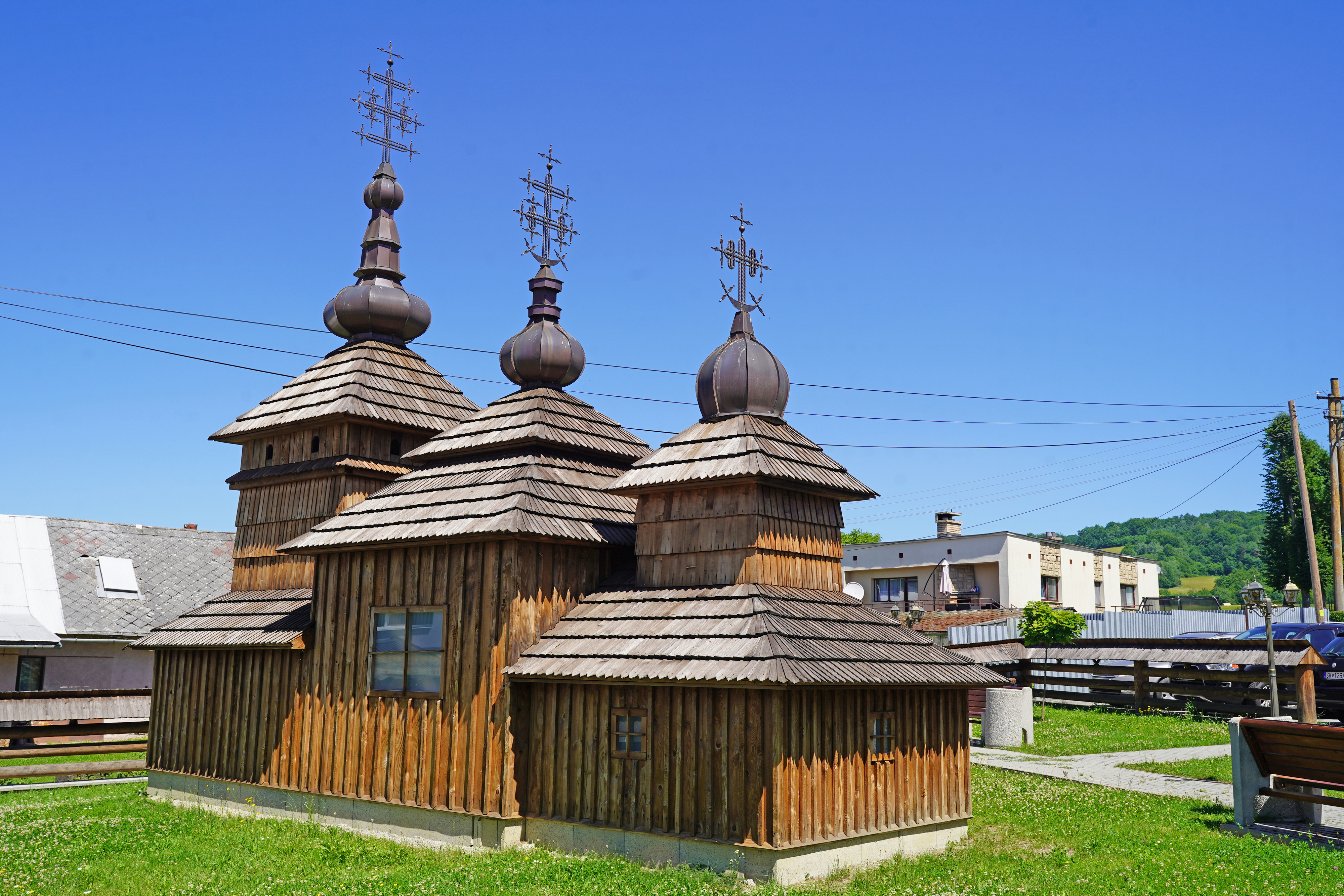 The Orthodox church in Niżna Polianka 