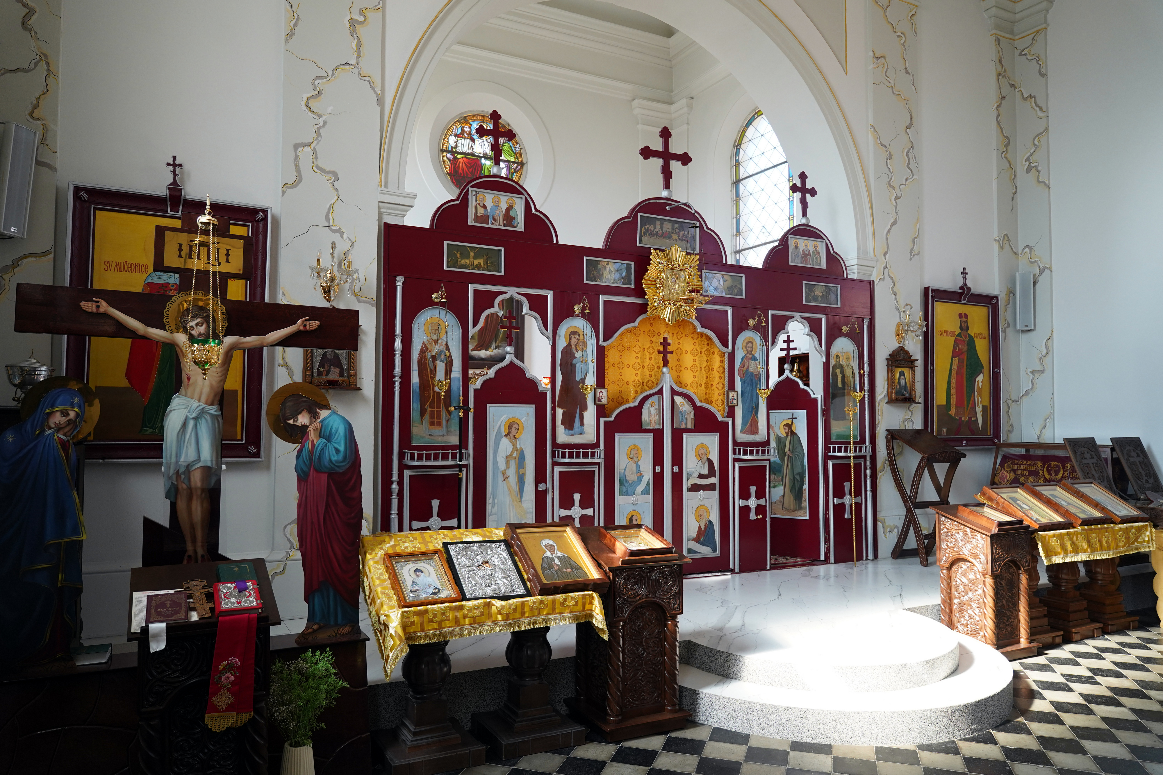 The Orthodox monastery in Kolešov