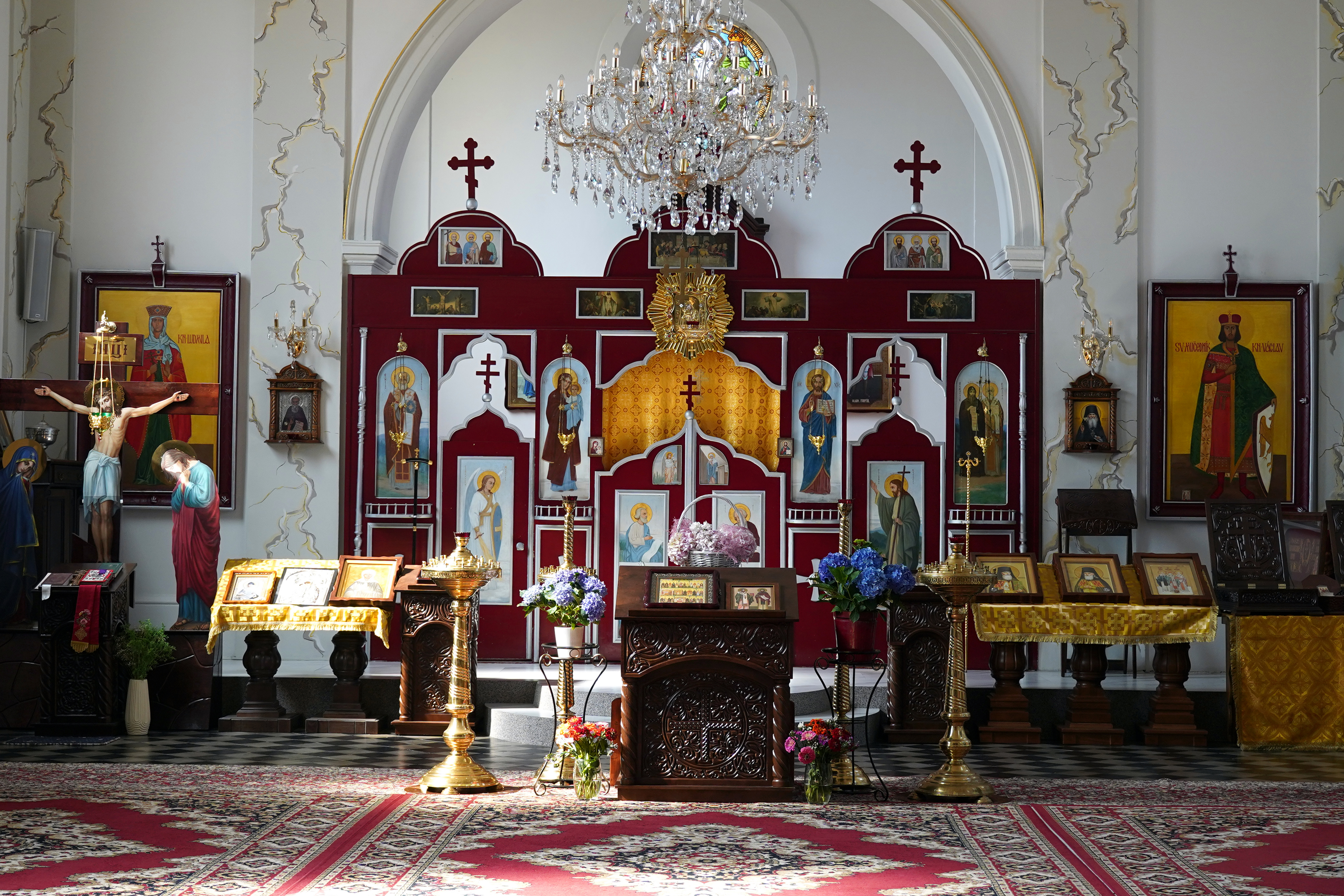 The Orthodox monastery in Kolešov