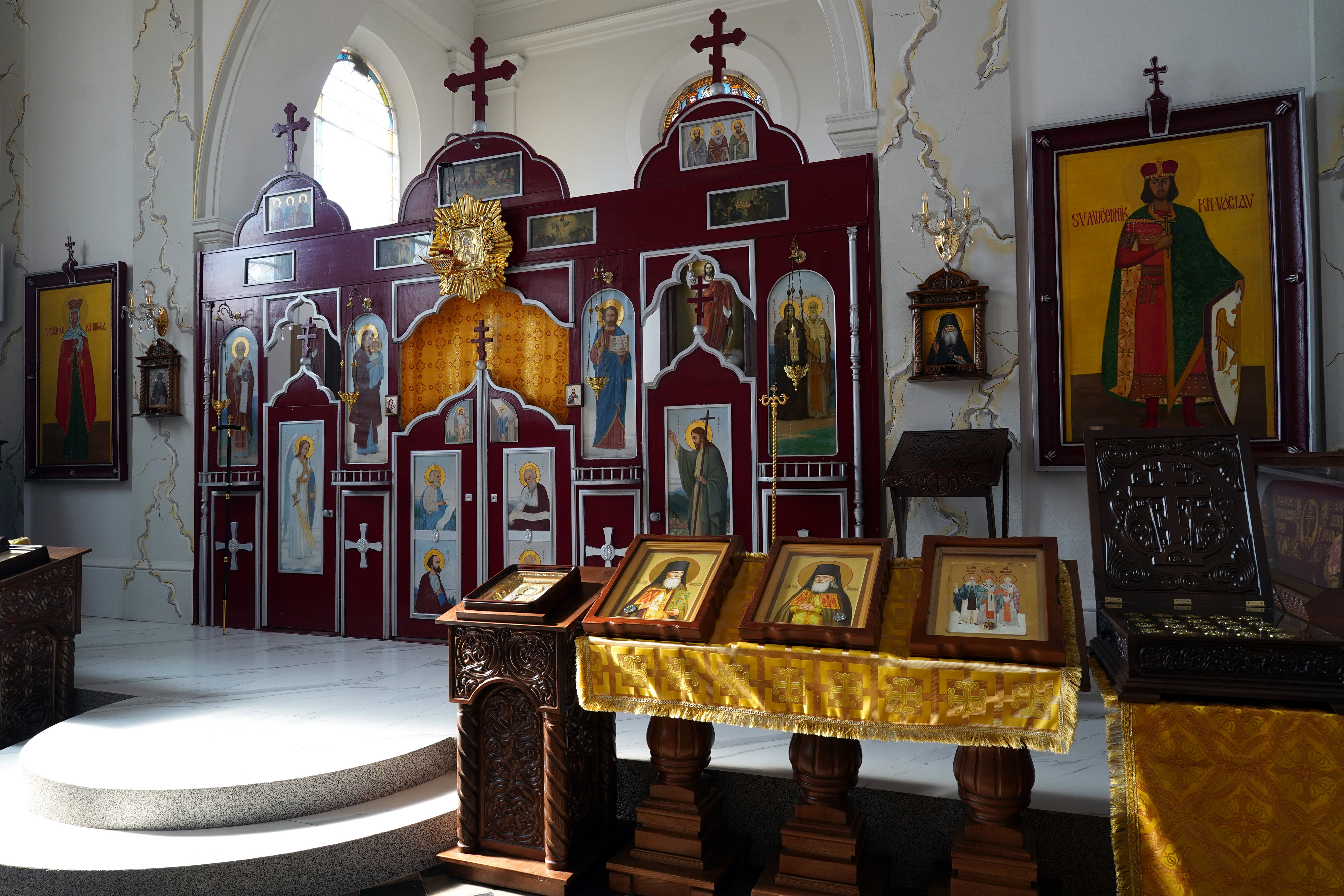 The Orthodox monastery in Kolešov